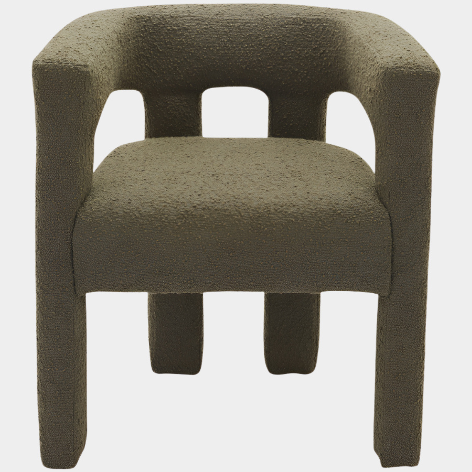 Fauteuil d'appoint rembourré en chenille Vivi