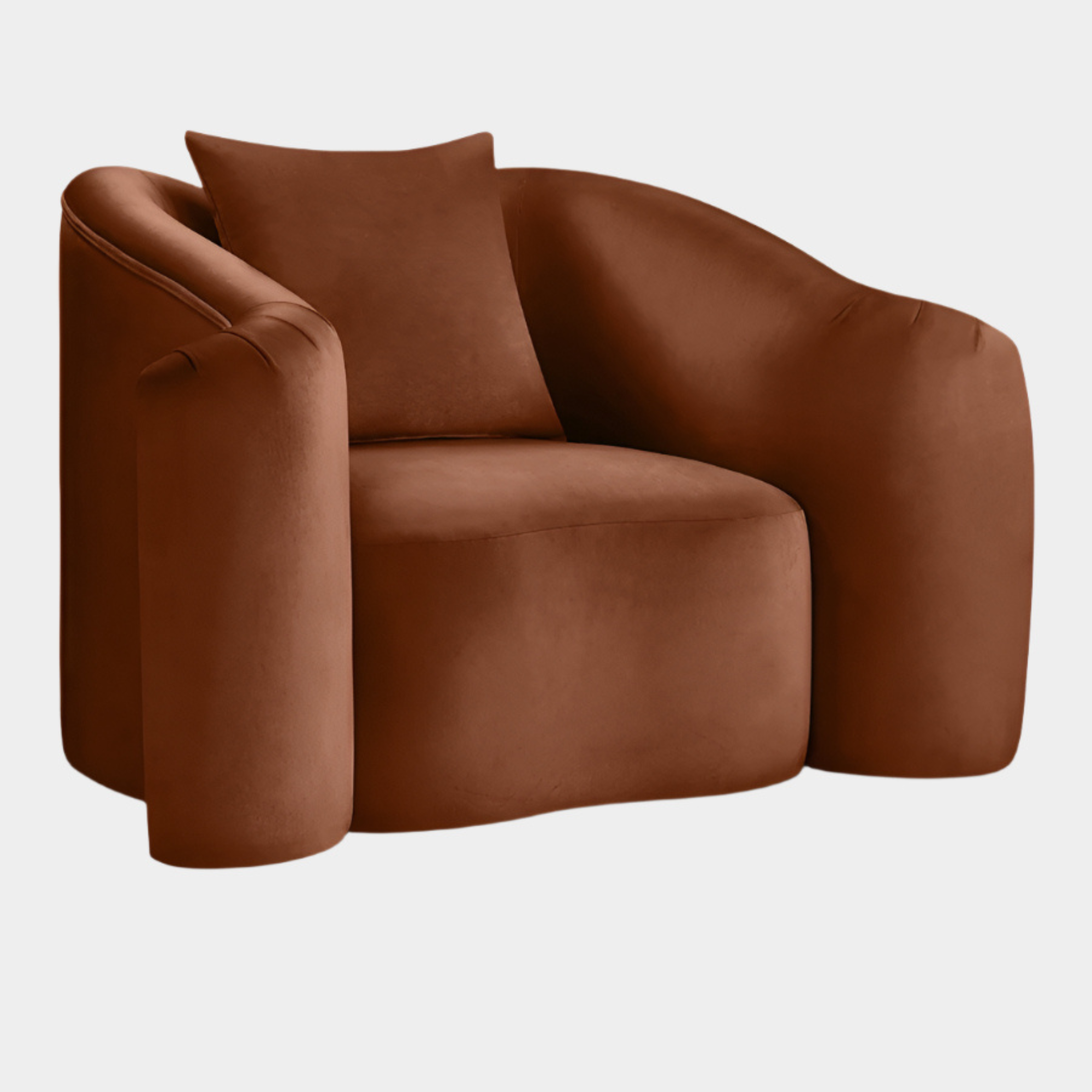 Destin Velvet Upholstered Accent Chair