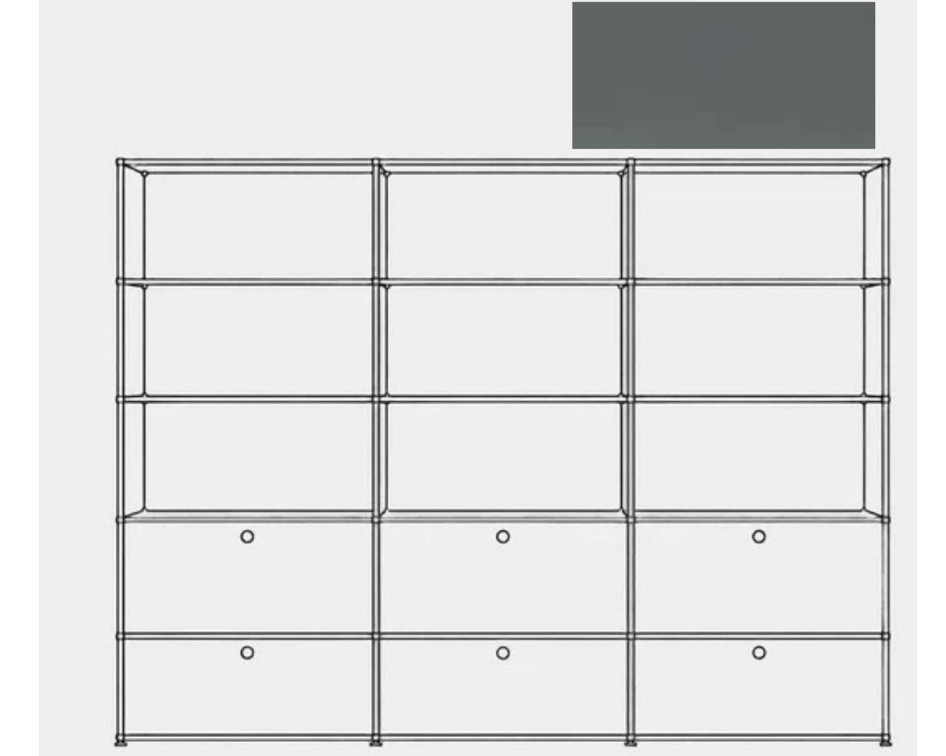 USM Haller R2 Storage Cabinet