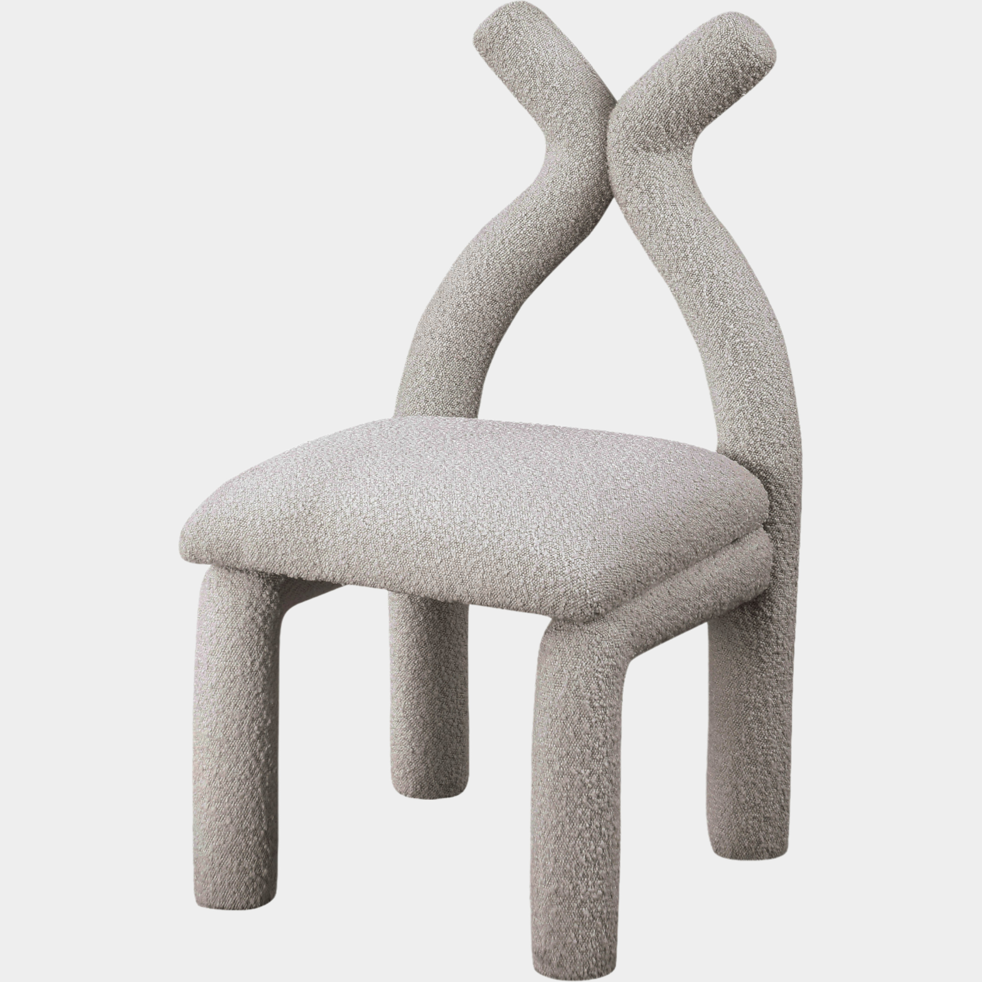 Fauteuil d'appoint rembourré en chenille Vivi