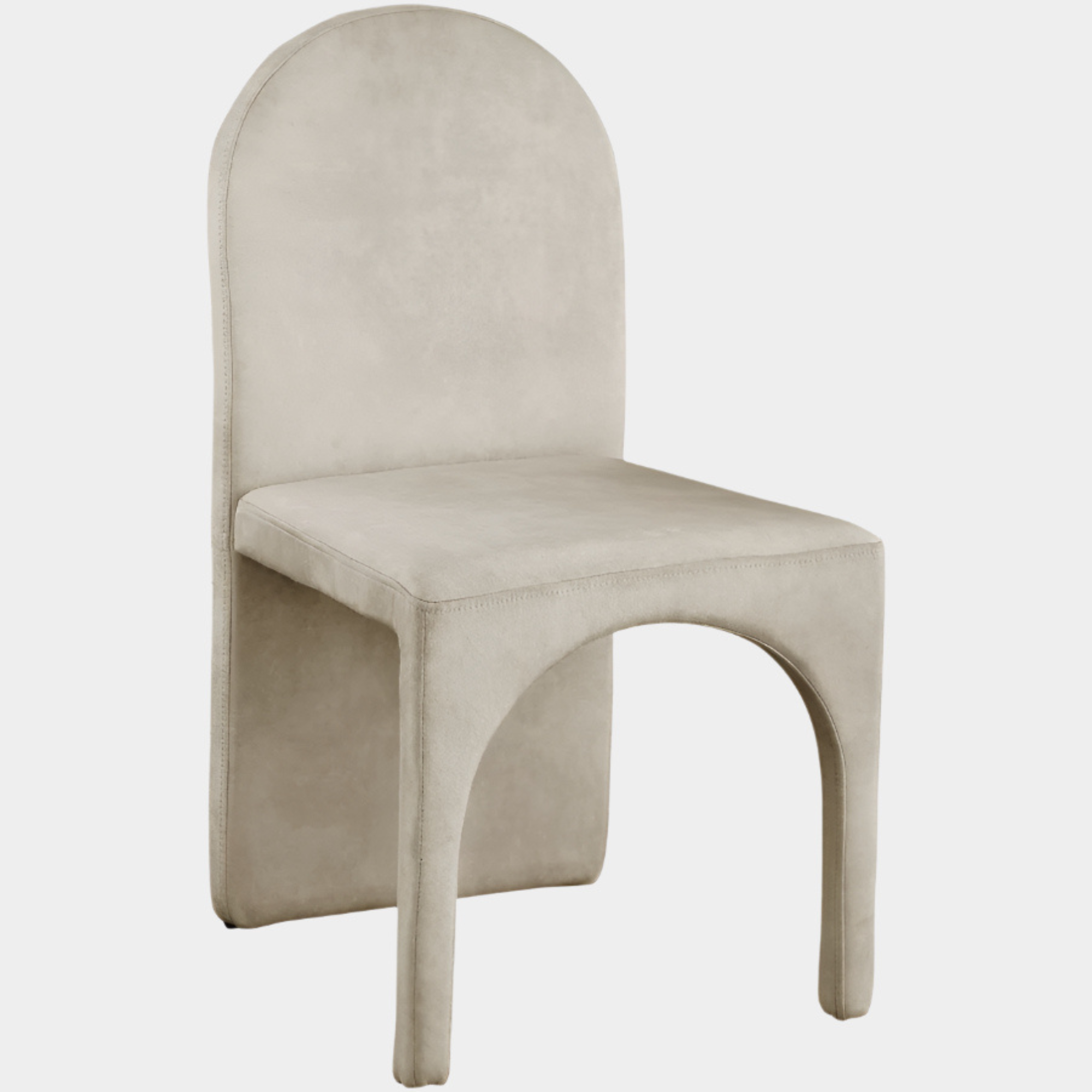 Fauteuil d'appoint rembourré en chenille Vivi