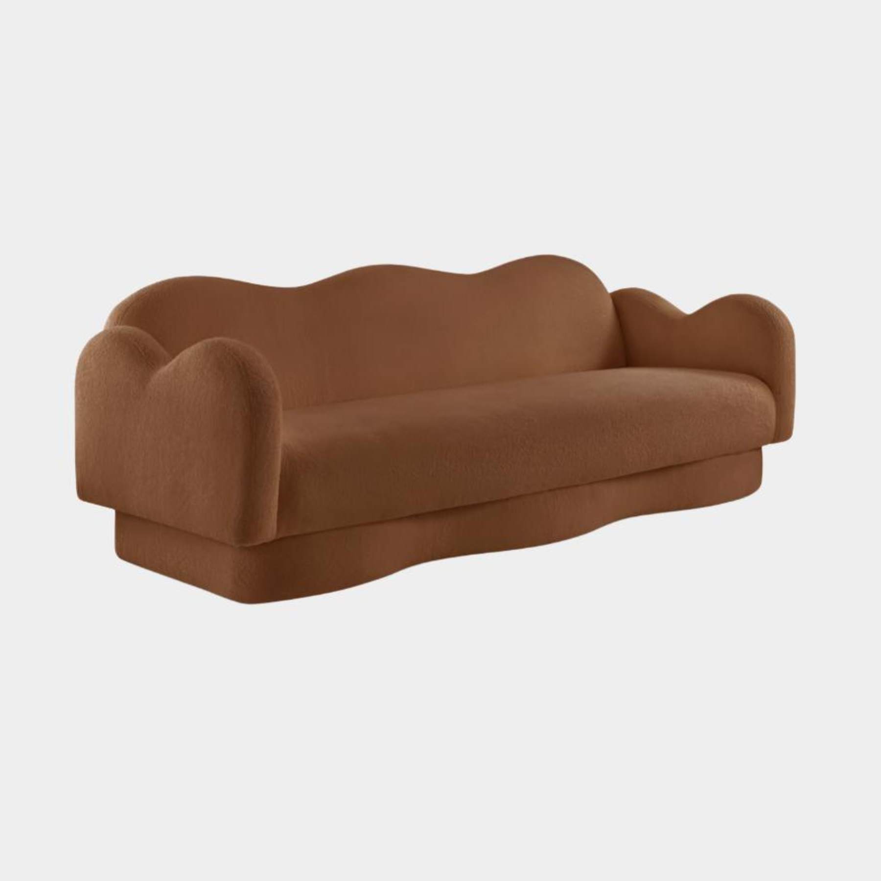 Canapé rembourré en tissu Bloom Teddy