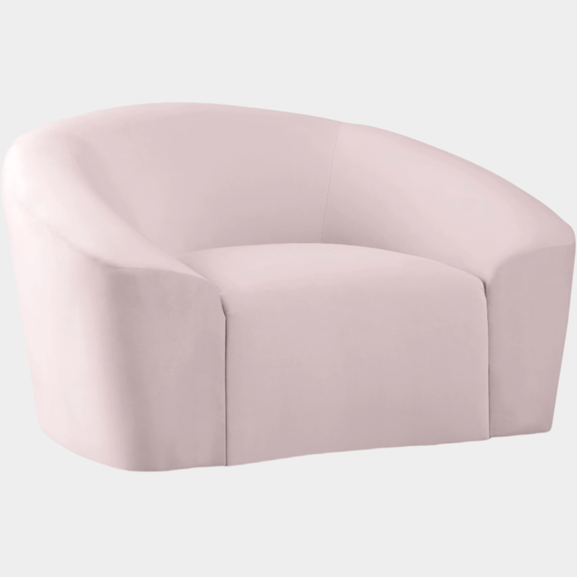 Fauteuil d'appoint rembourré en chenille Vivi