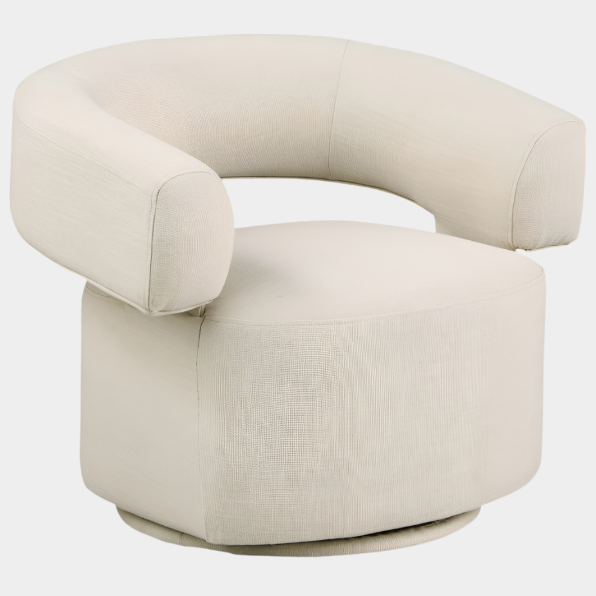 Fauteuil d'appoint rembourré en chenille Vivi