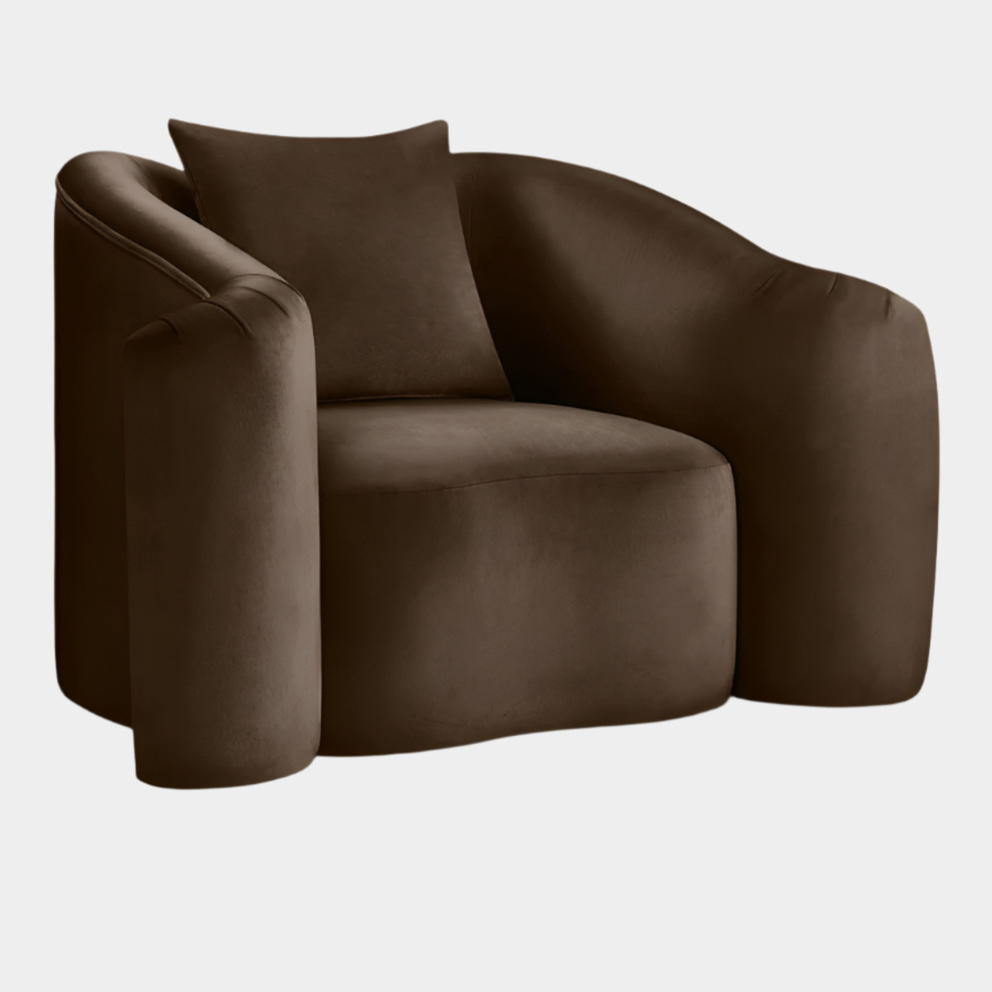 Destin Velvet Upholstered Accent Chair