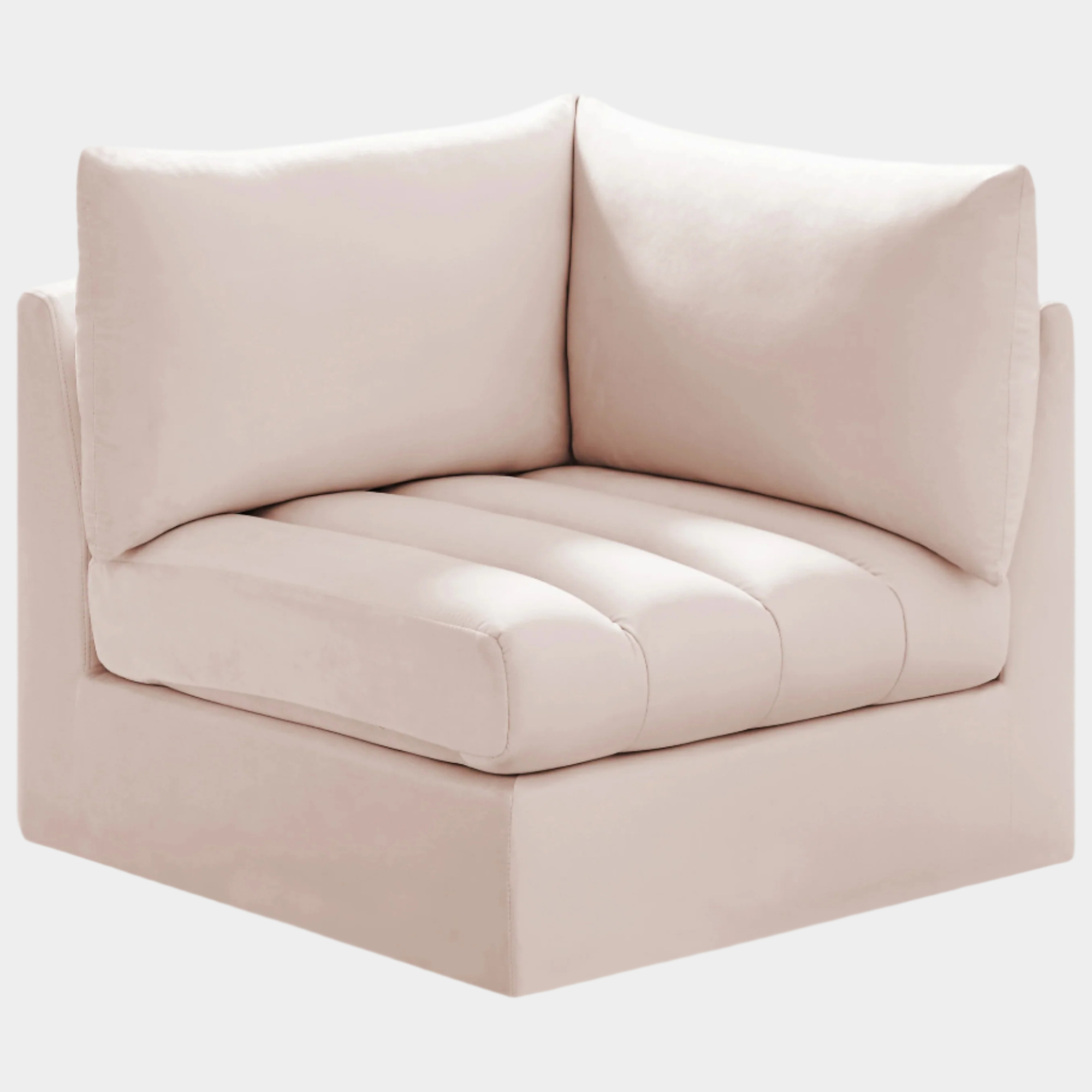 Jacob Velvet Upholstered Corner Modular Chair