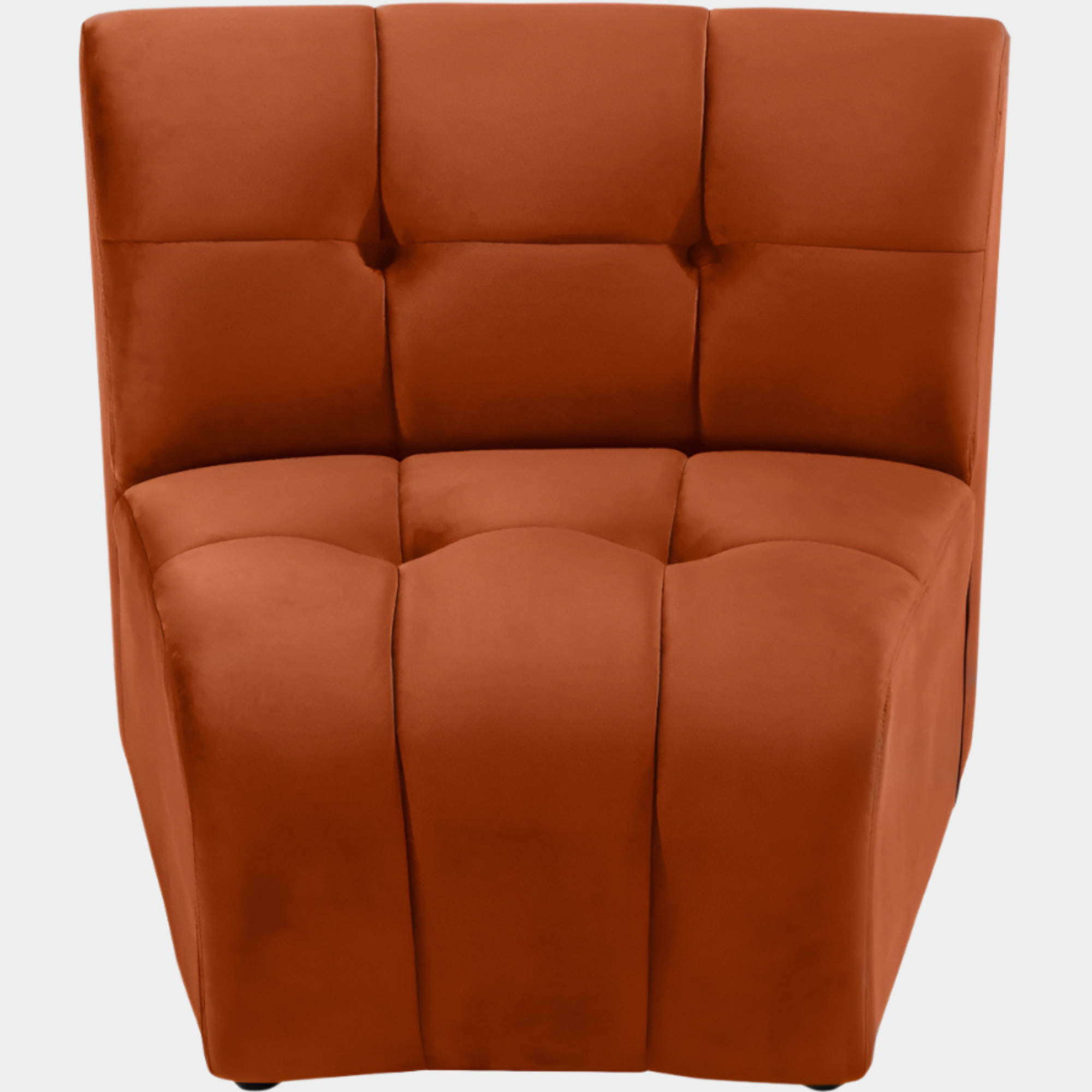 Fauteuil d'appoint rembourré en chenille Vivi