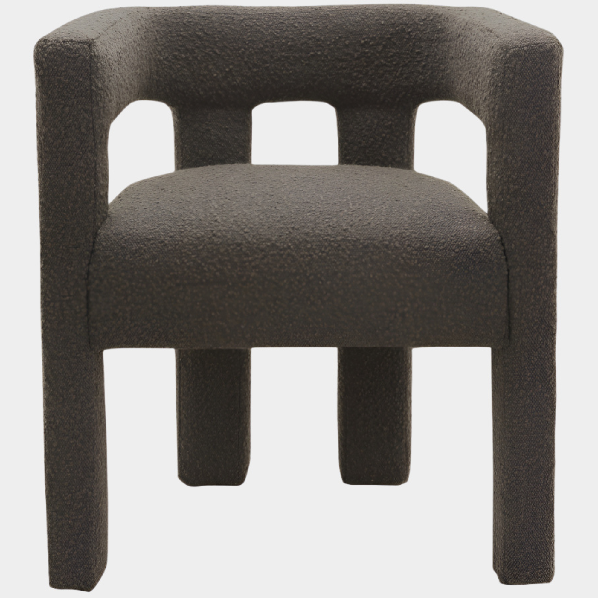 Fauteuil d'appoint rembourré en chenille Vivi
