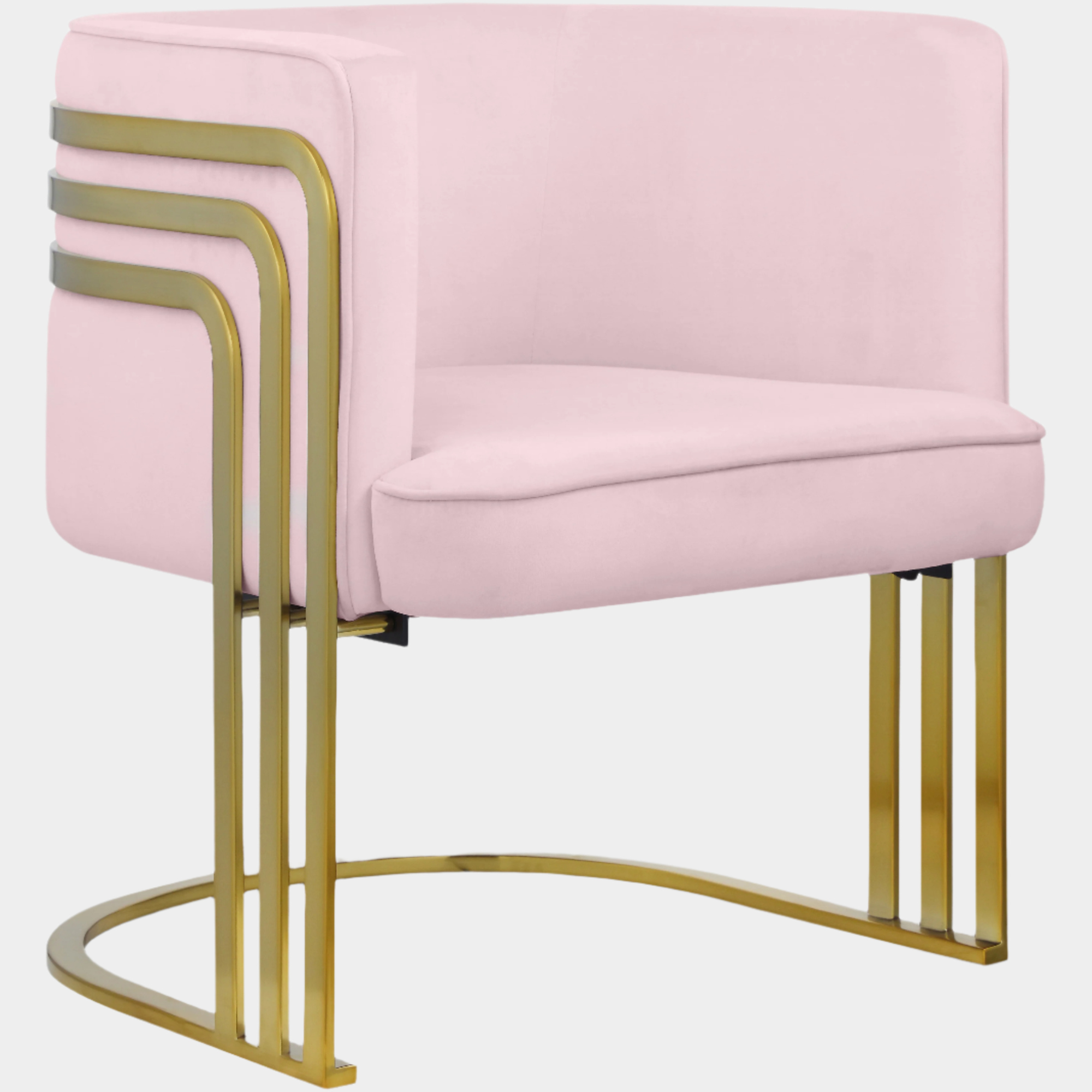 Fauteuil d'appoint rembourré en chenille Vivi