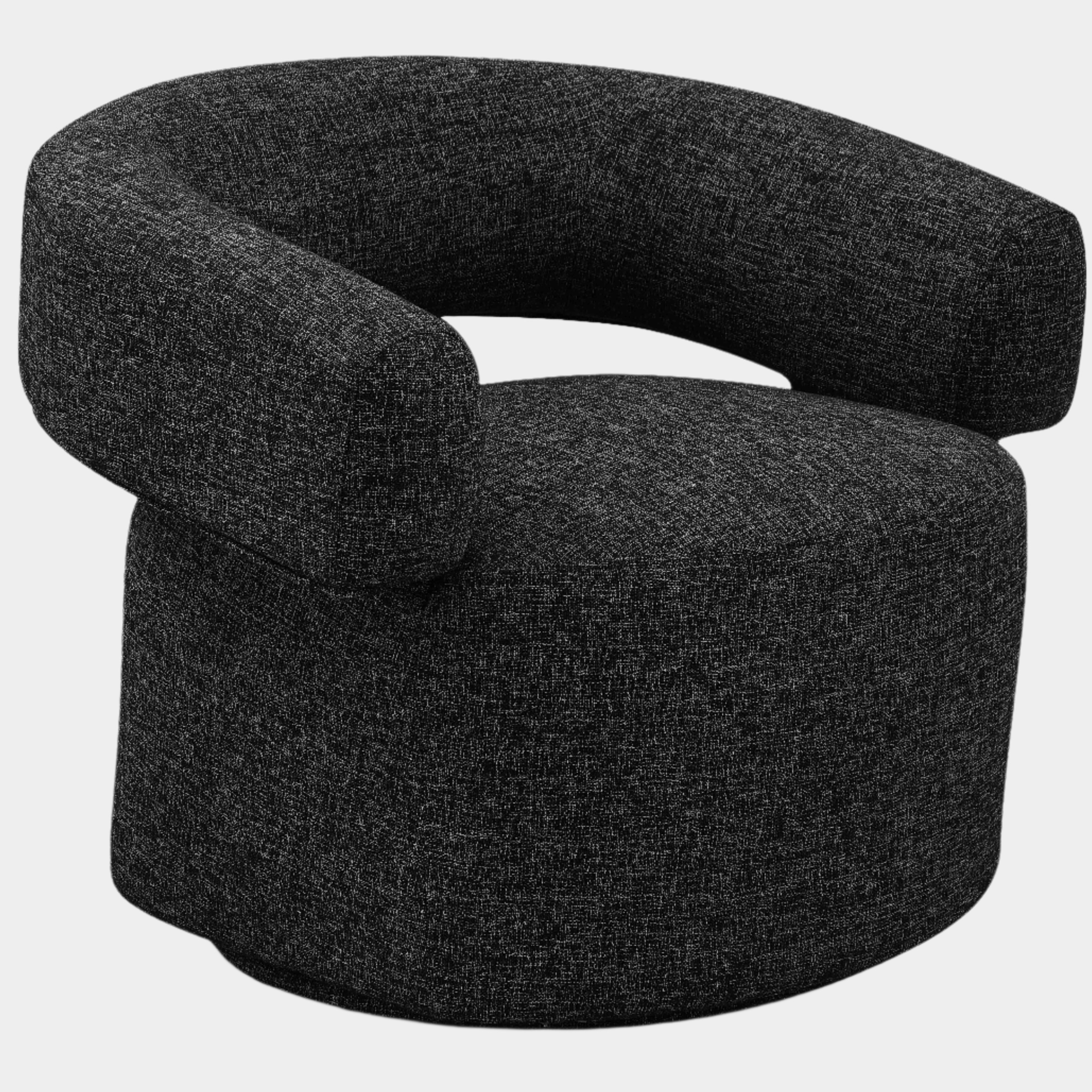 Fauteuil d'appoint rembourré en chenille Vivi