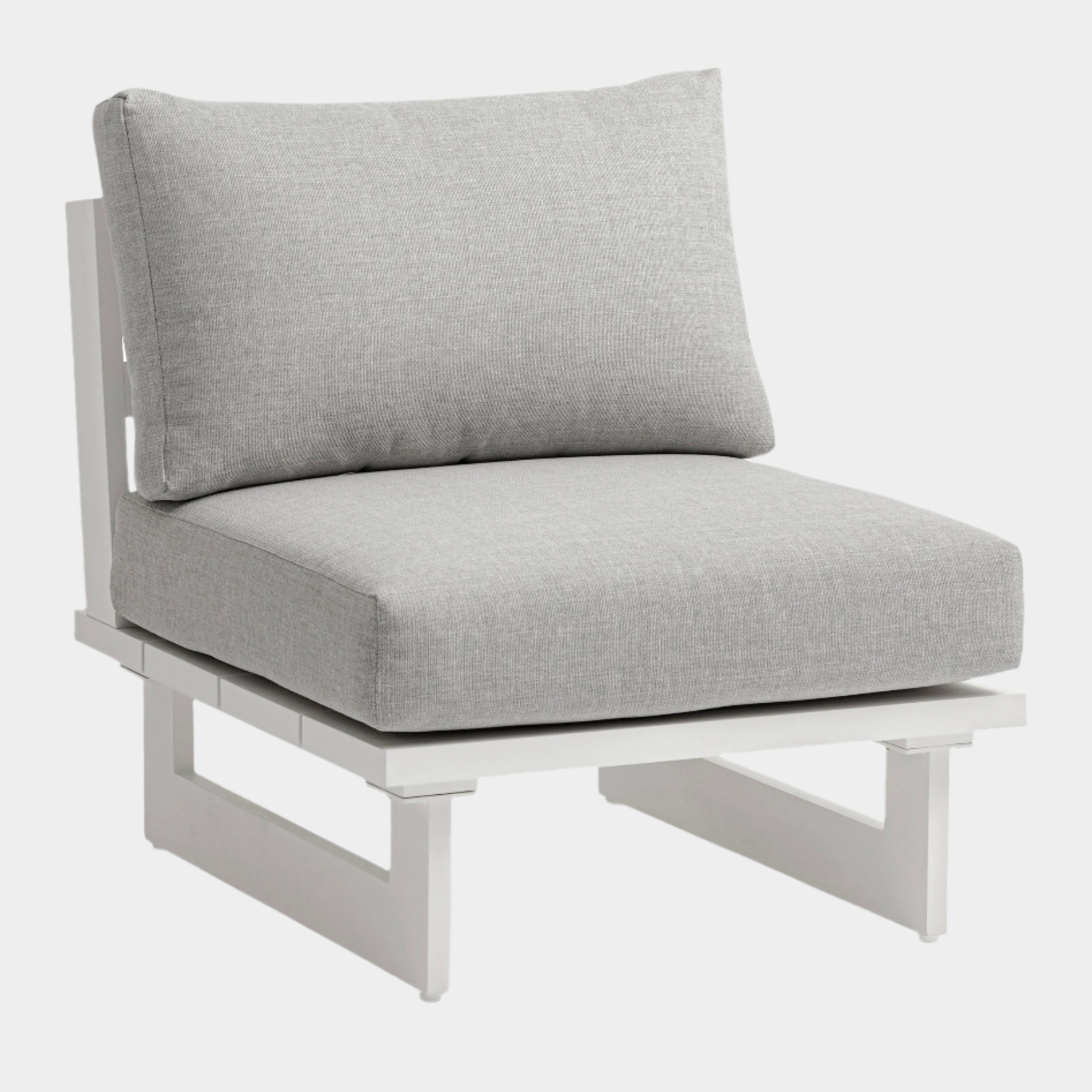 Chaise longue en tissu Orian Teddy