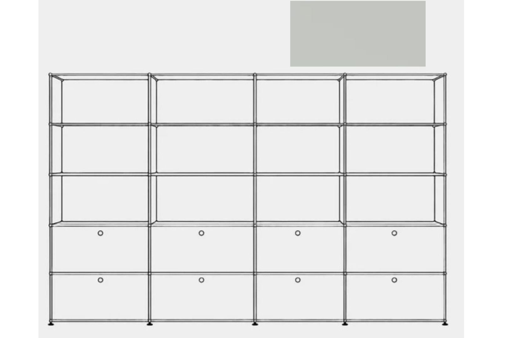 USM Haller R2 Storage Cabinet