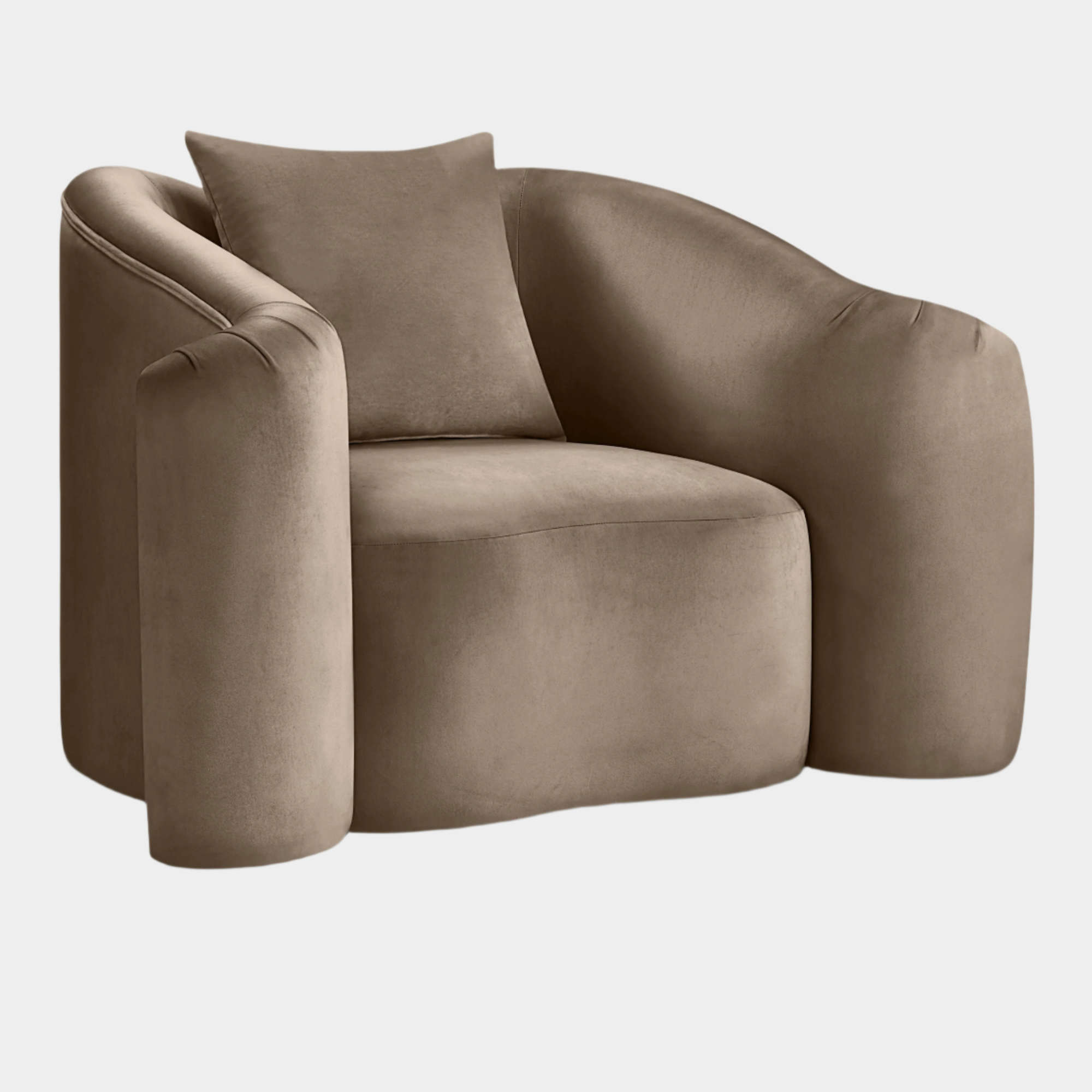 Destin Velvet Upholstered Accent Chair