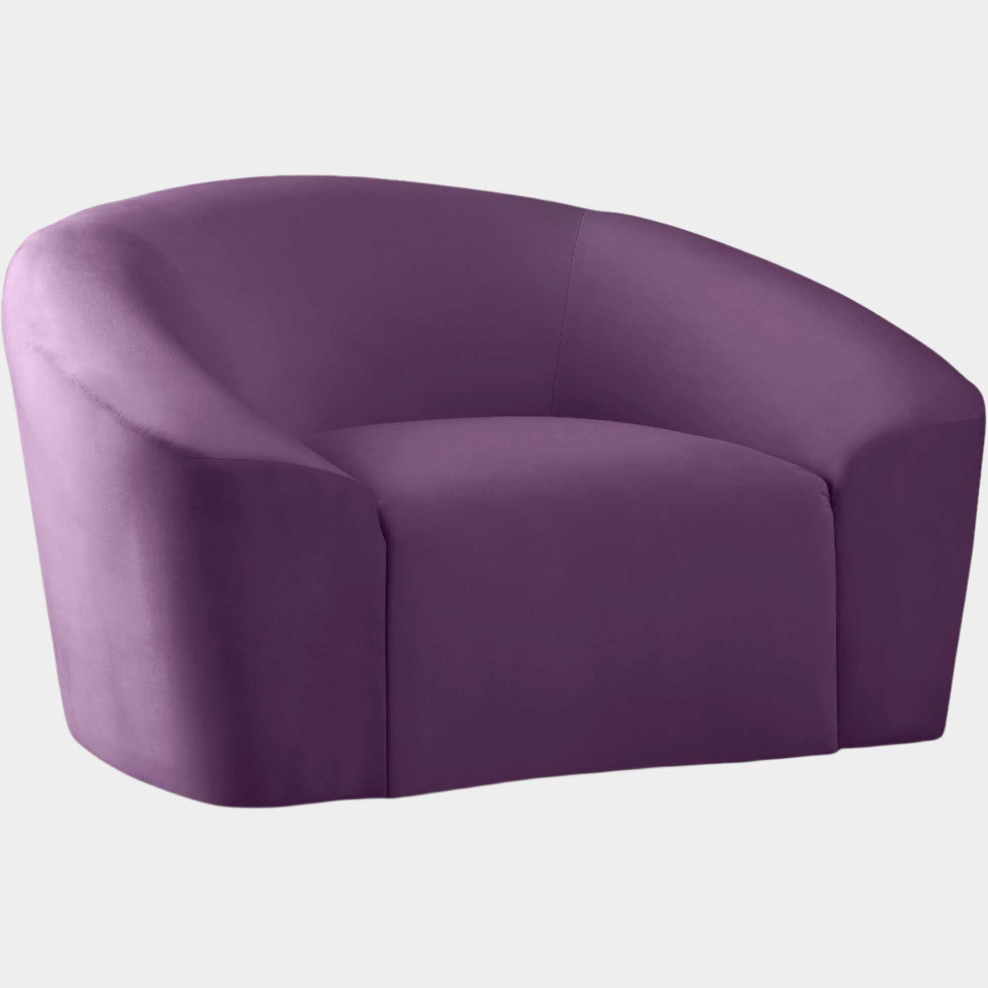 Fauteuil d'appoint rembourré en chenille Vivi