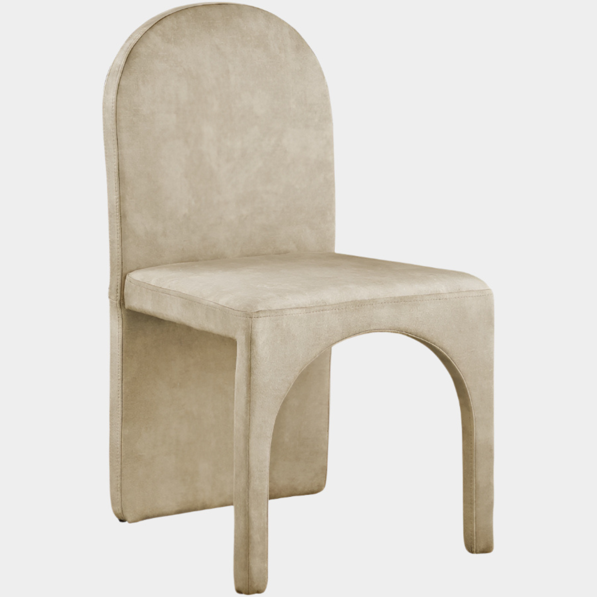 Fauteuil d'appoint rembourré en chenille Vivi