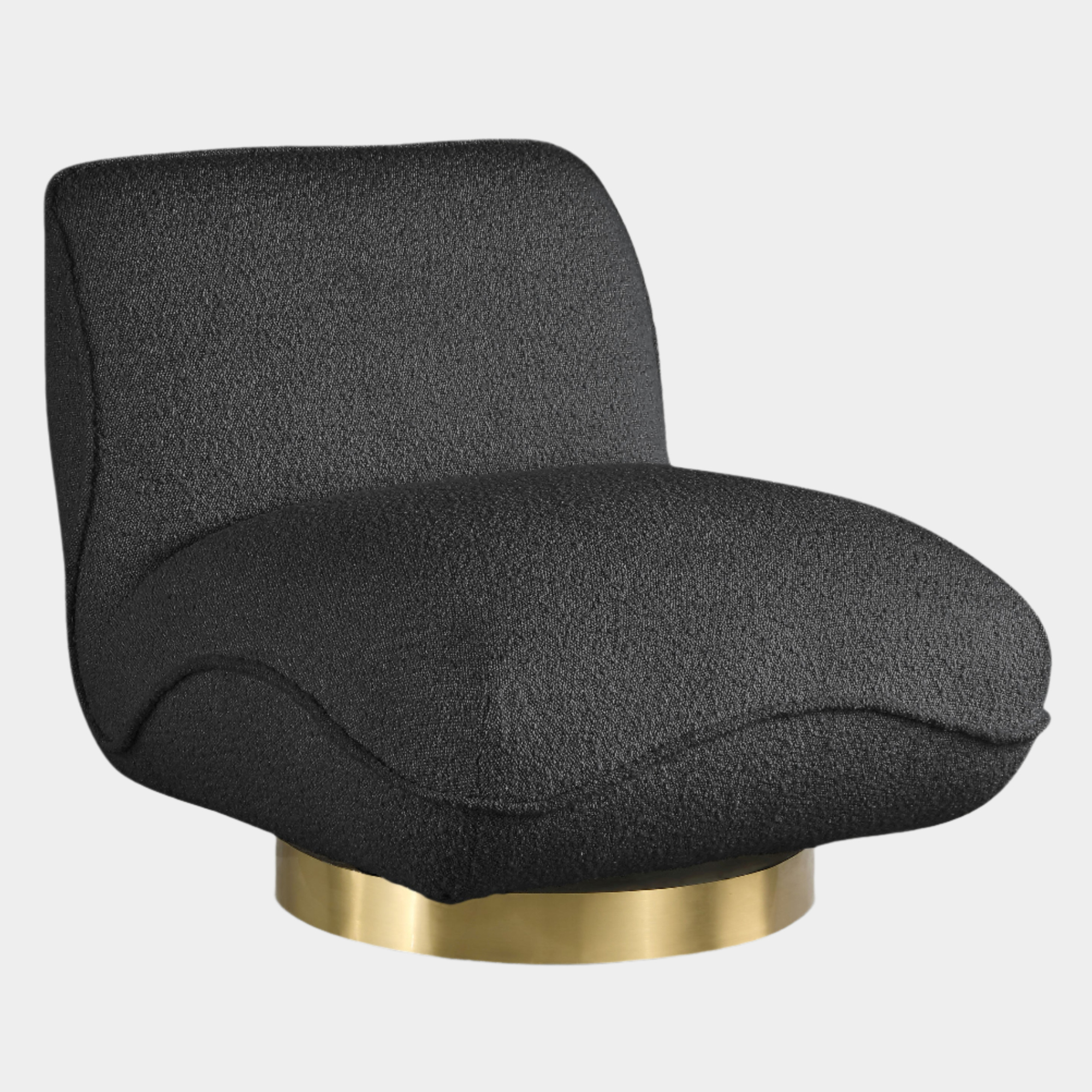 Fauteuil d'appoint rembourré en chenille Vivi