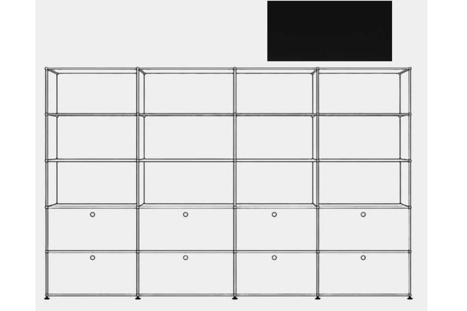 USM Haller R2 Storage Cabinet