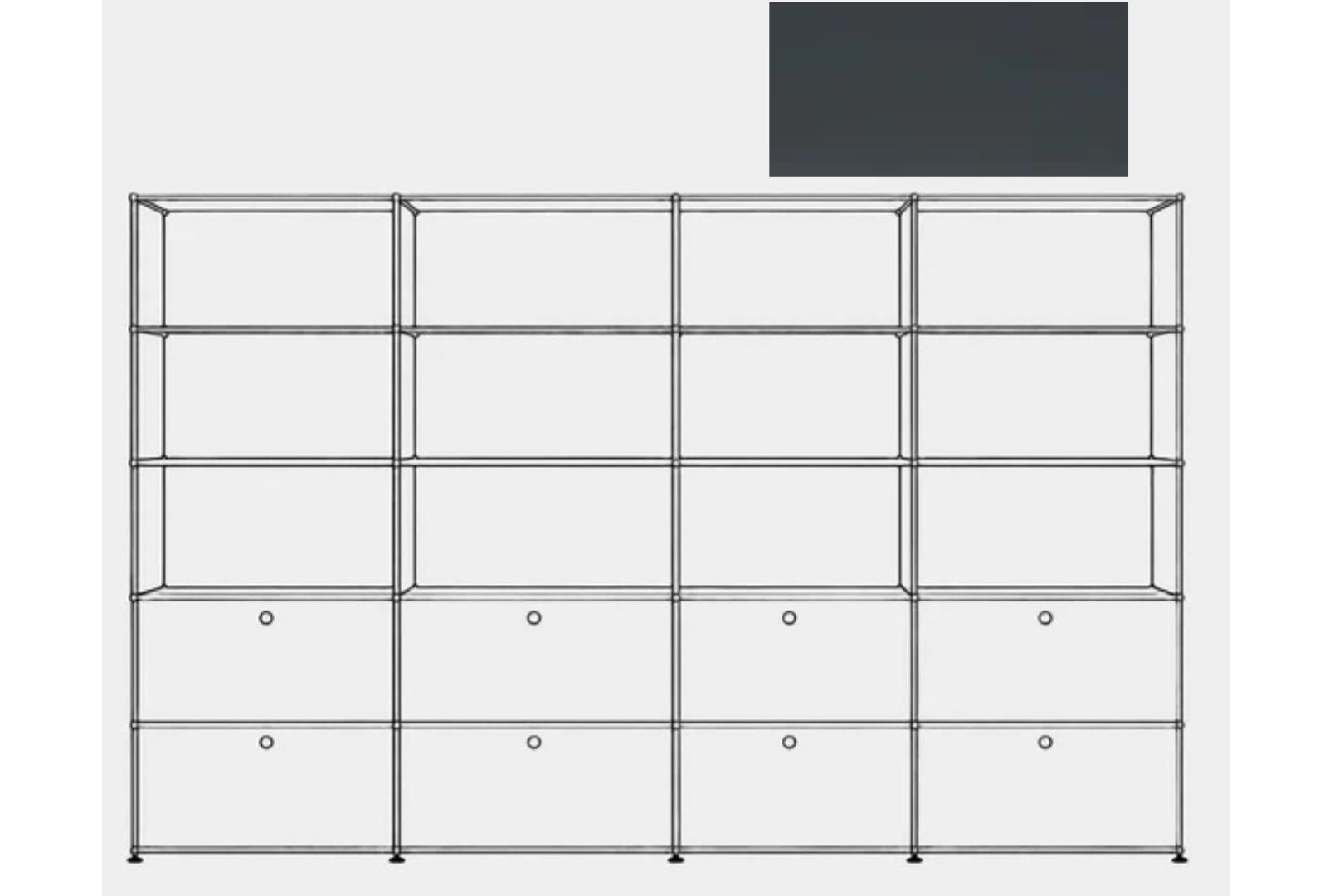 USM Haller R2 Storage Cabinet