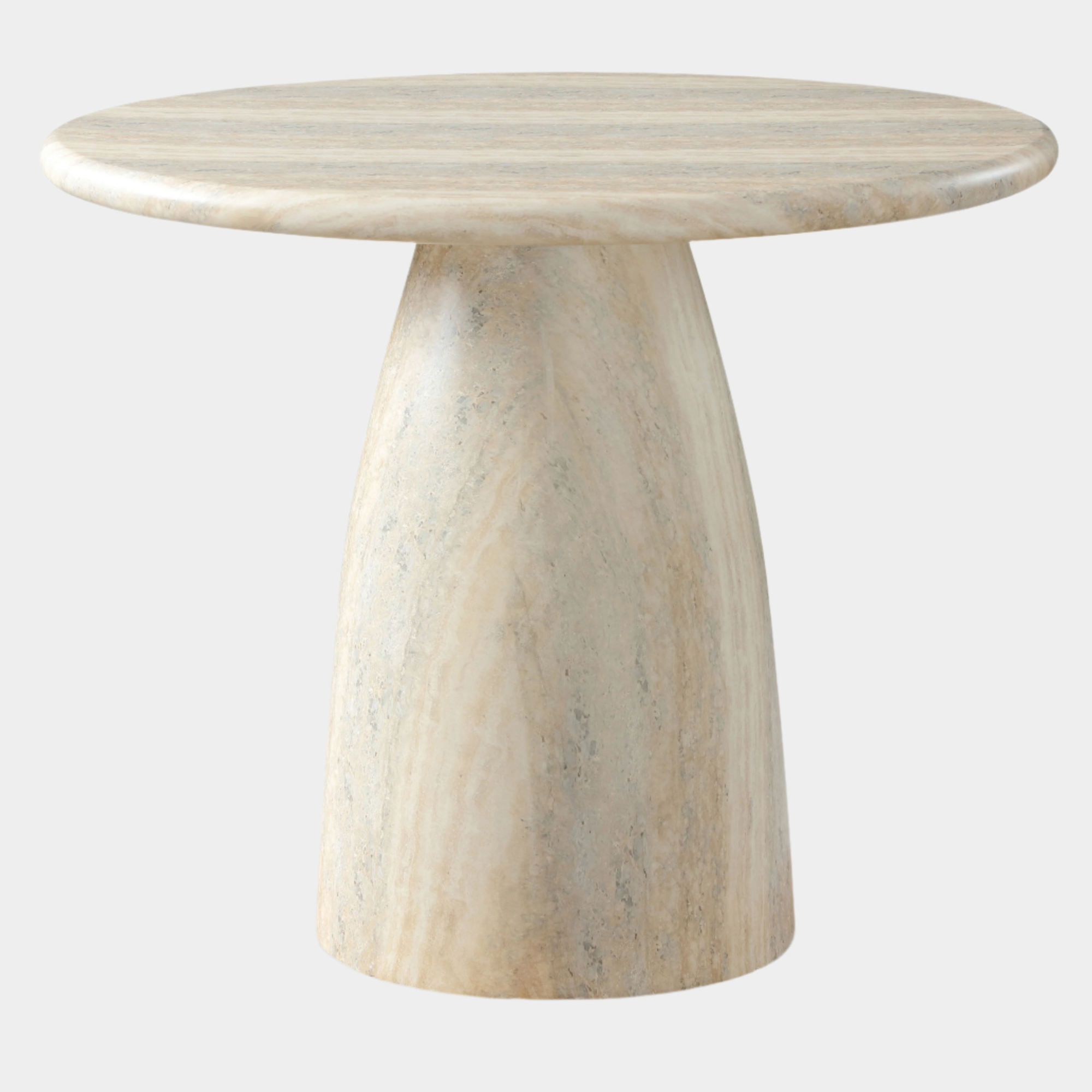Cosenza Travertine Finish Indoor / Outdoor Concrete Dining Table