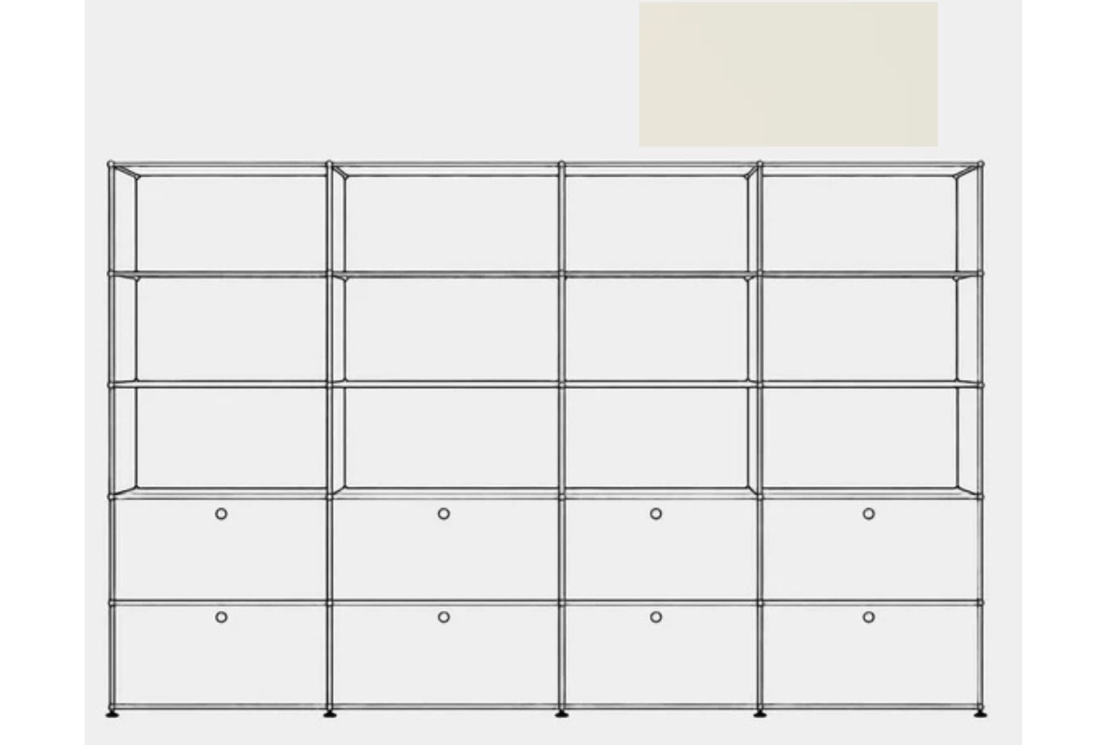 USM Haller R2 Storage Cabinet