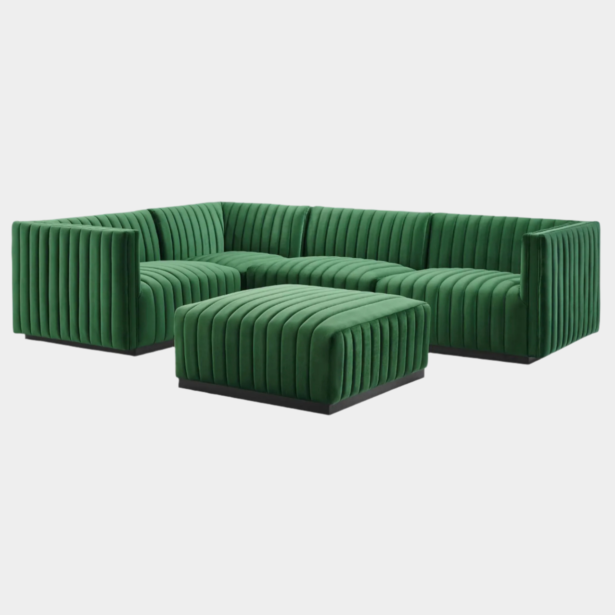 Chaise sans accoudoirs rembourrée en duvet Commix