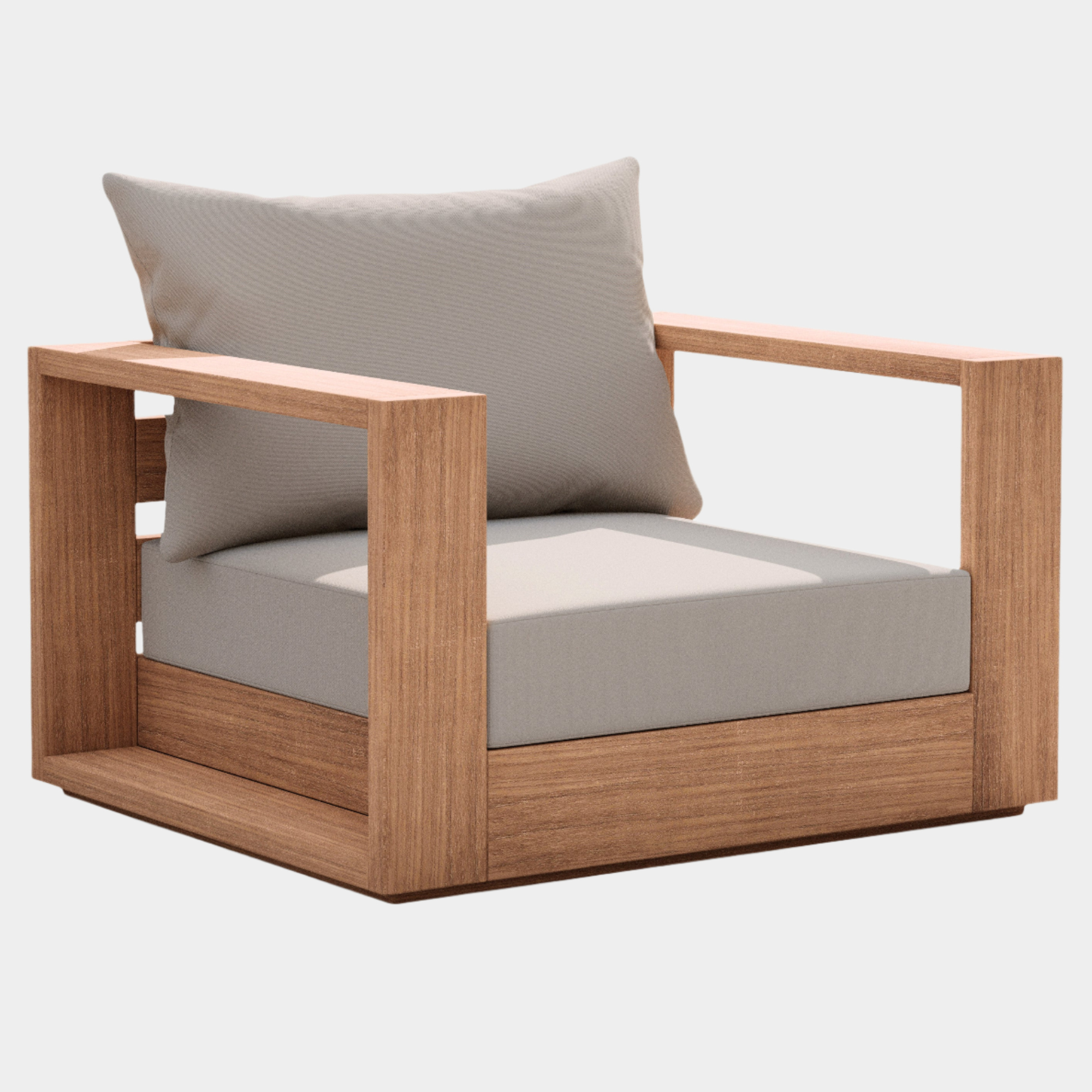 Chaise d'appoint d'extérieur en tissu résistant à l'eau Tulum