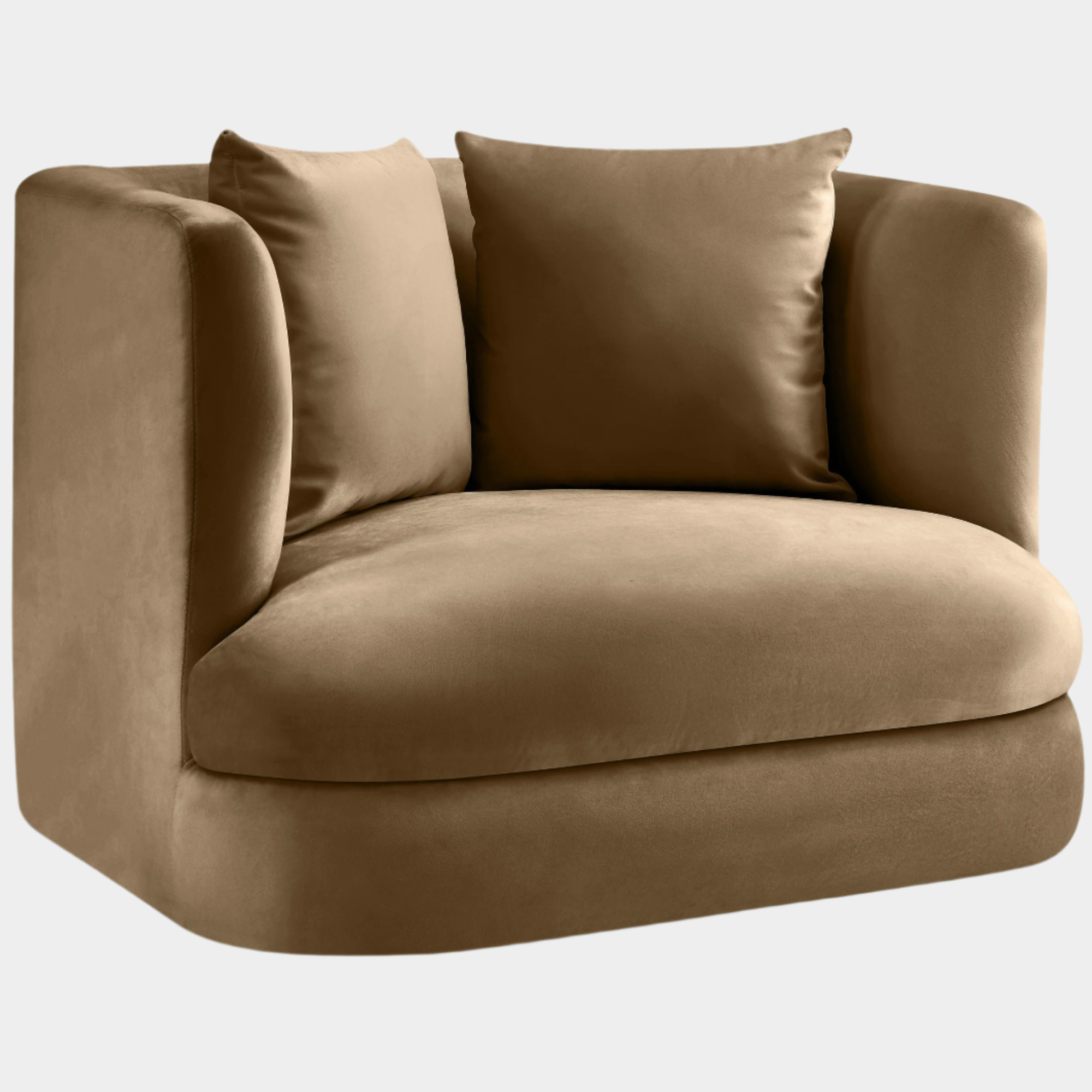 Fauteuil d'appoint rembourré en chenille Vivi