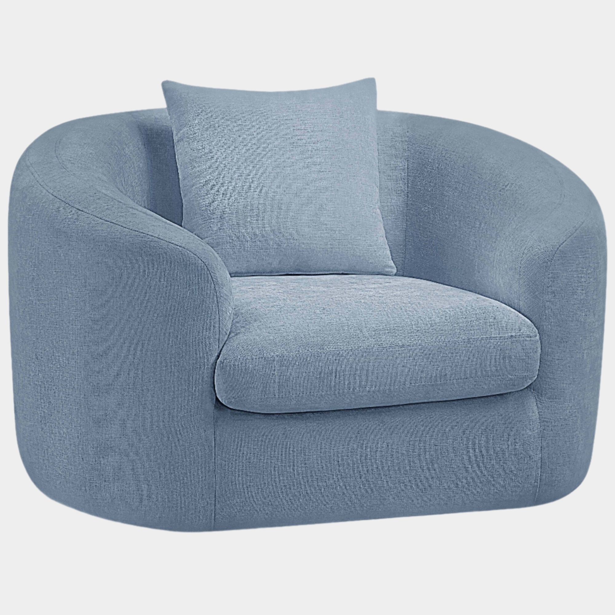 Fauteuil d'appoint rembourré en chenille Vivi