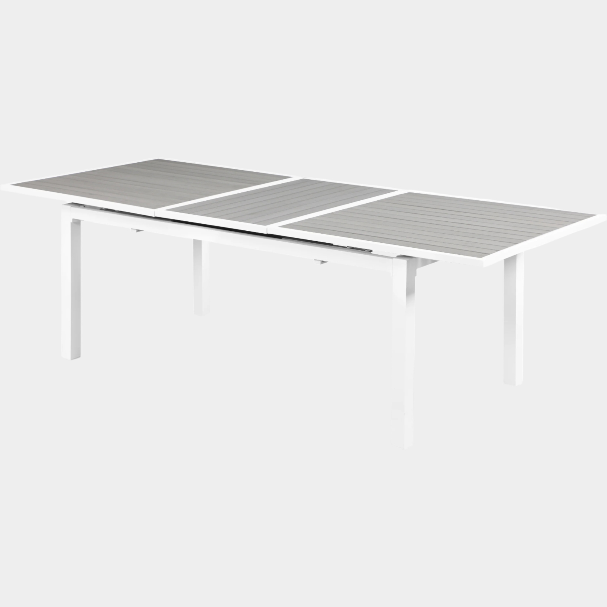 Nizuc 77" Aluminum Outdoor Patio Extendable Dining Table