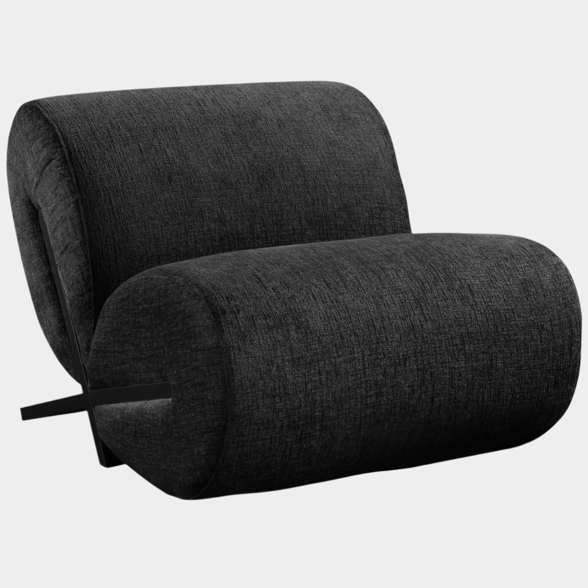 Fauteuil d'appoint rembourré en chenille Vivi