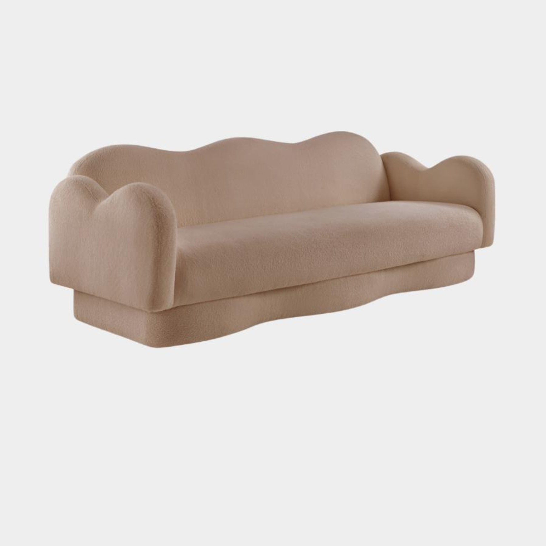 Canapé rembourré en tissu Bloom Teddy