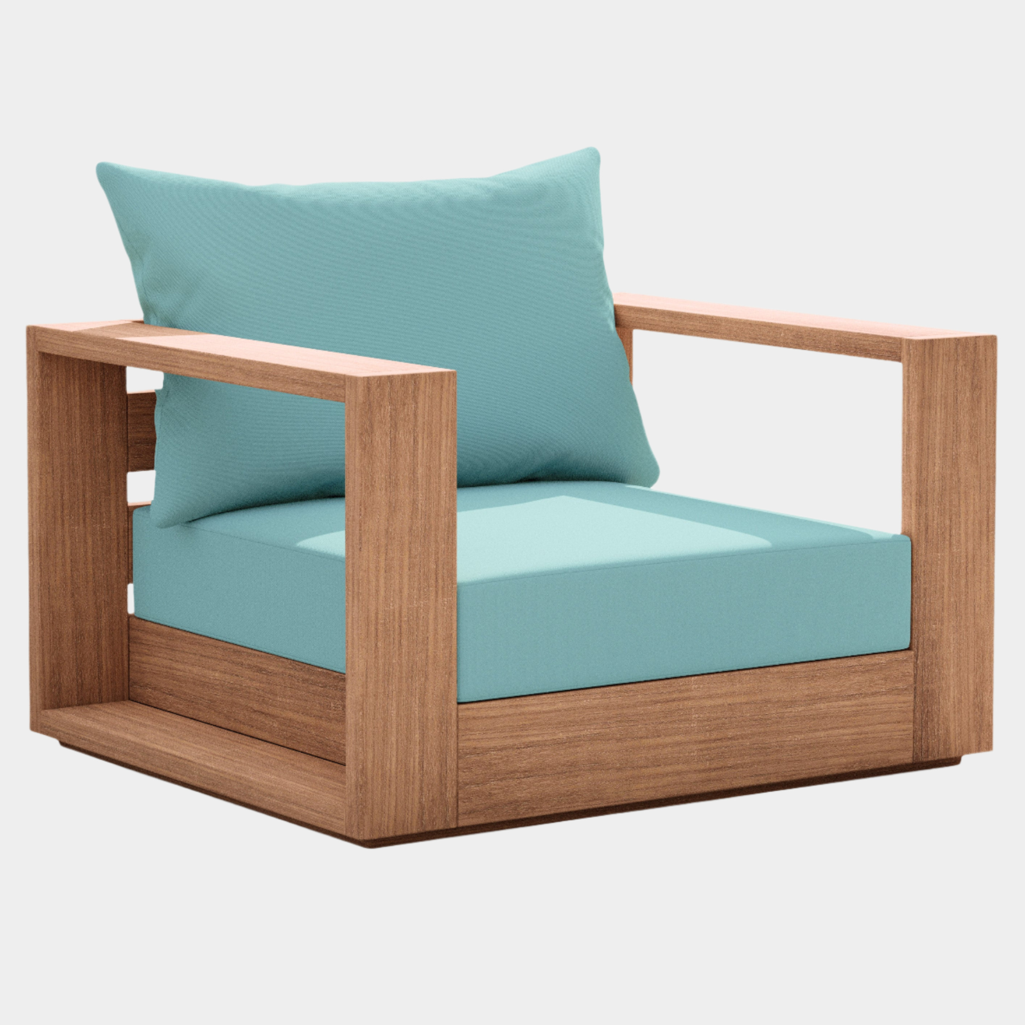 Chaise d'appoint d'extérieur en tissu résistant à l'eau Tulum