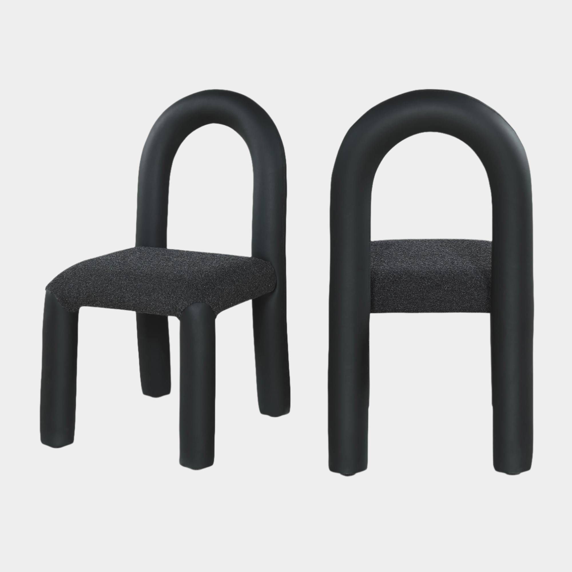 Fauteuil d'appoint rembourré en chenille Vivi