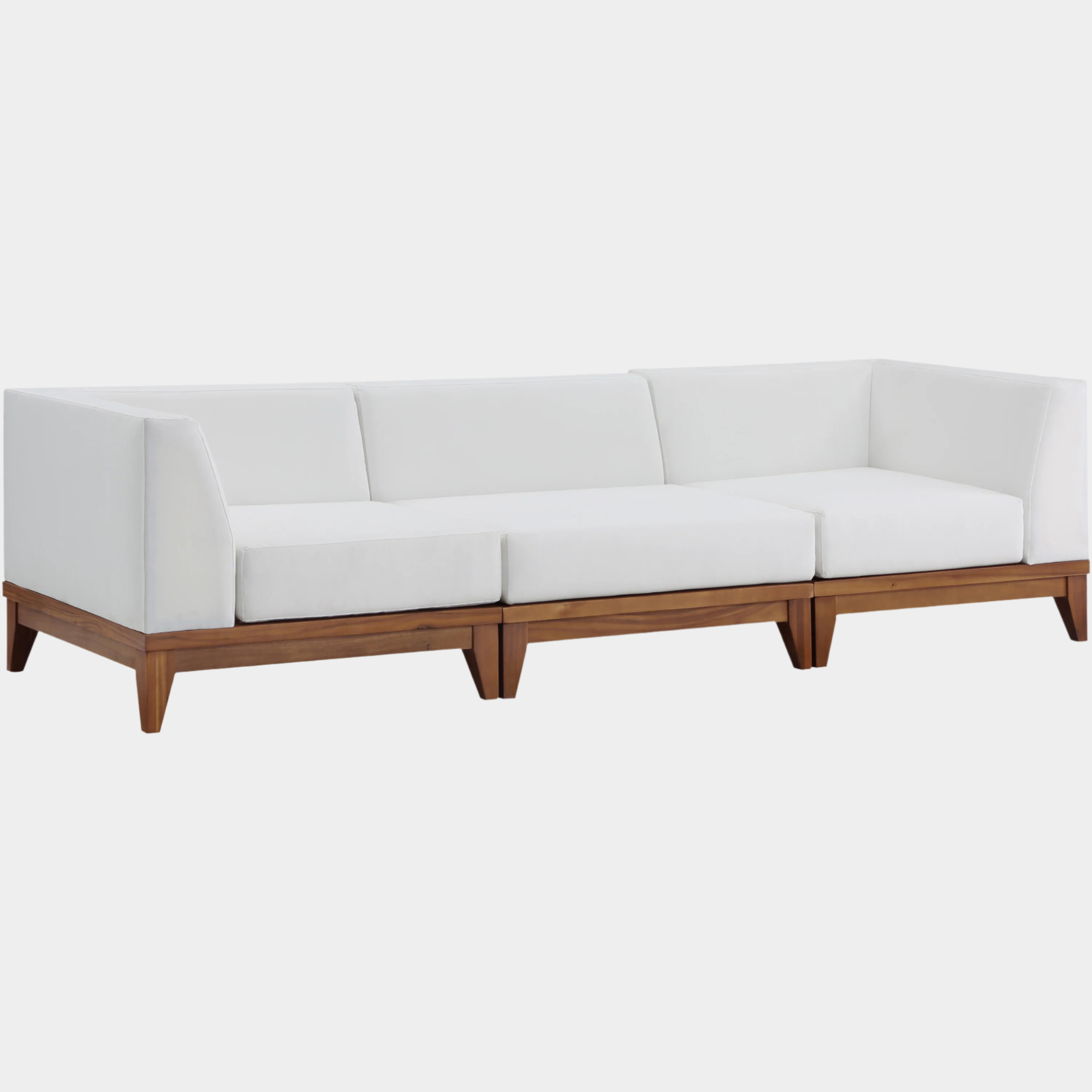 Chaise longue en tissu Orian Teddy