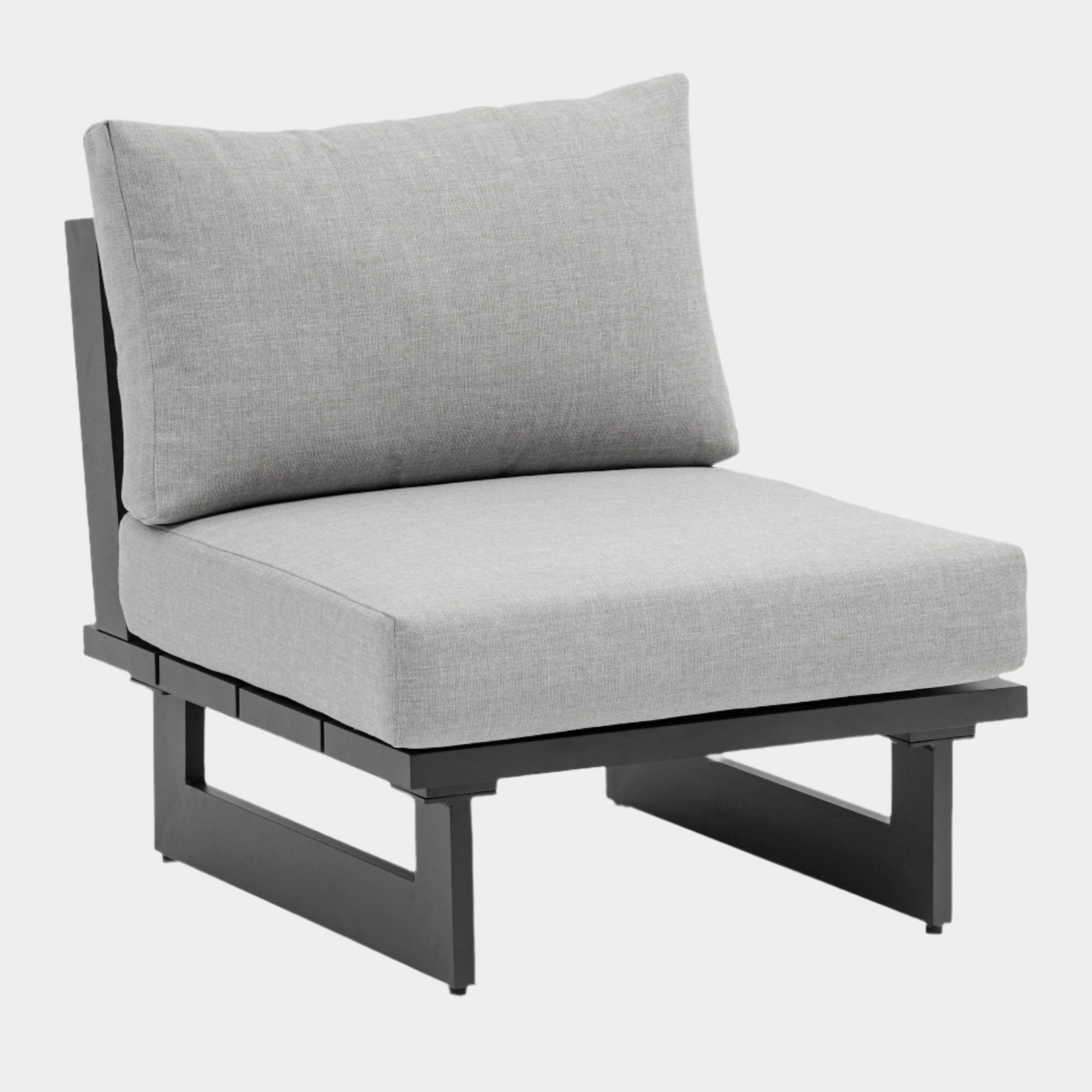 Chaise longue en tissu Orian Teddy
