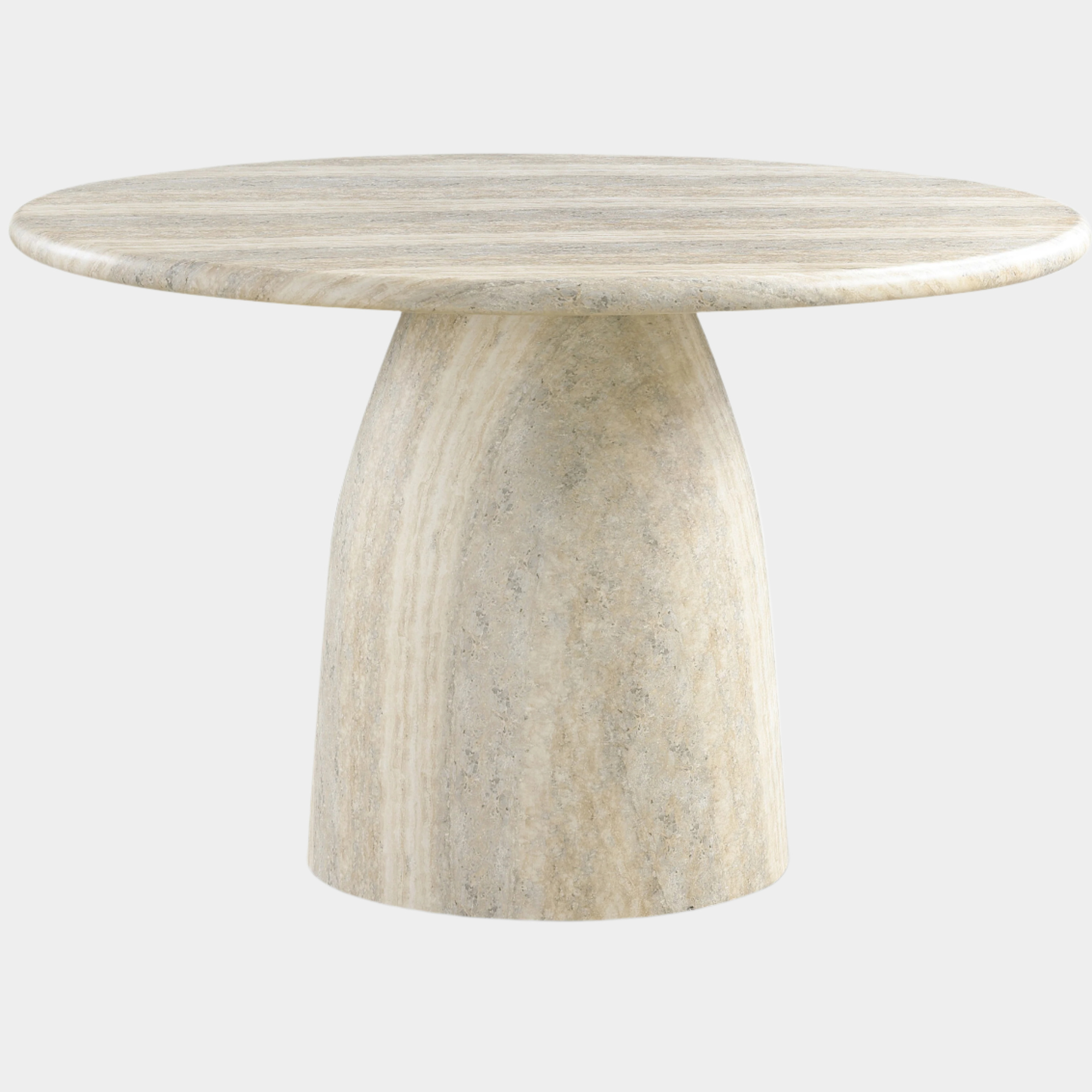 Cosenza Travertine Finish Indoor / Outdoor Concrete Dining Table