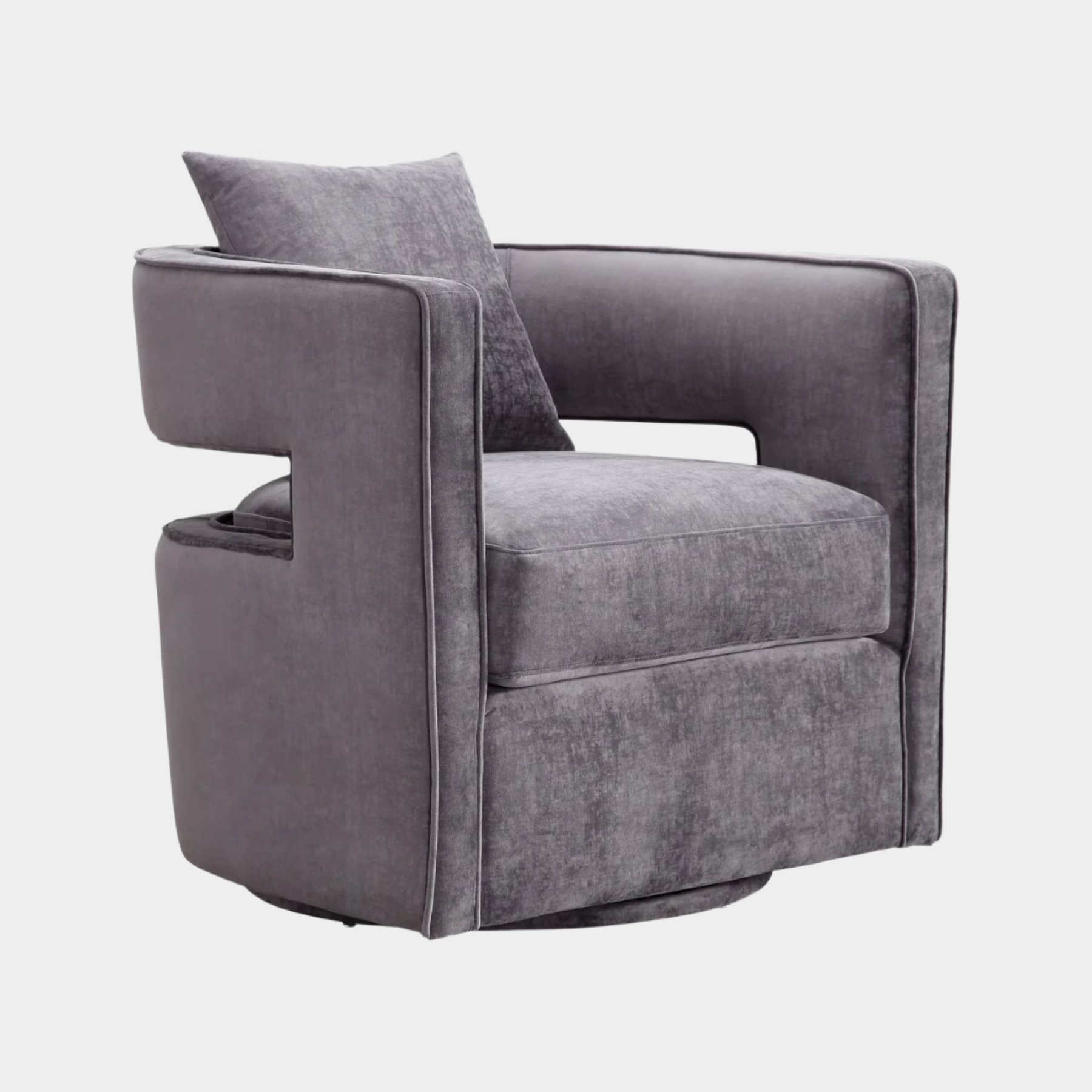 Chaise pivotante Kennedy grise