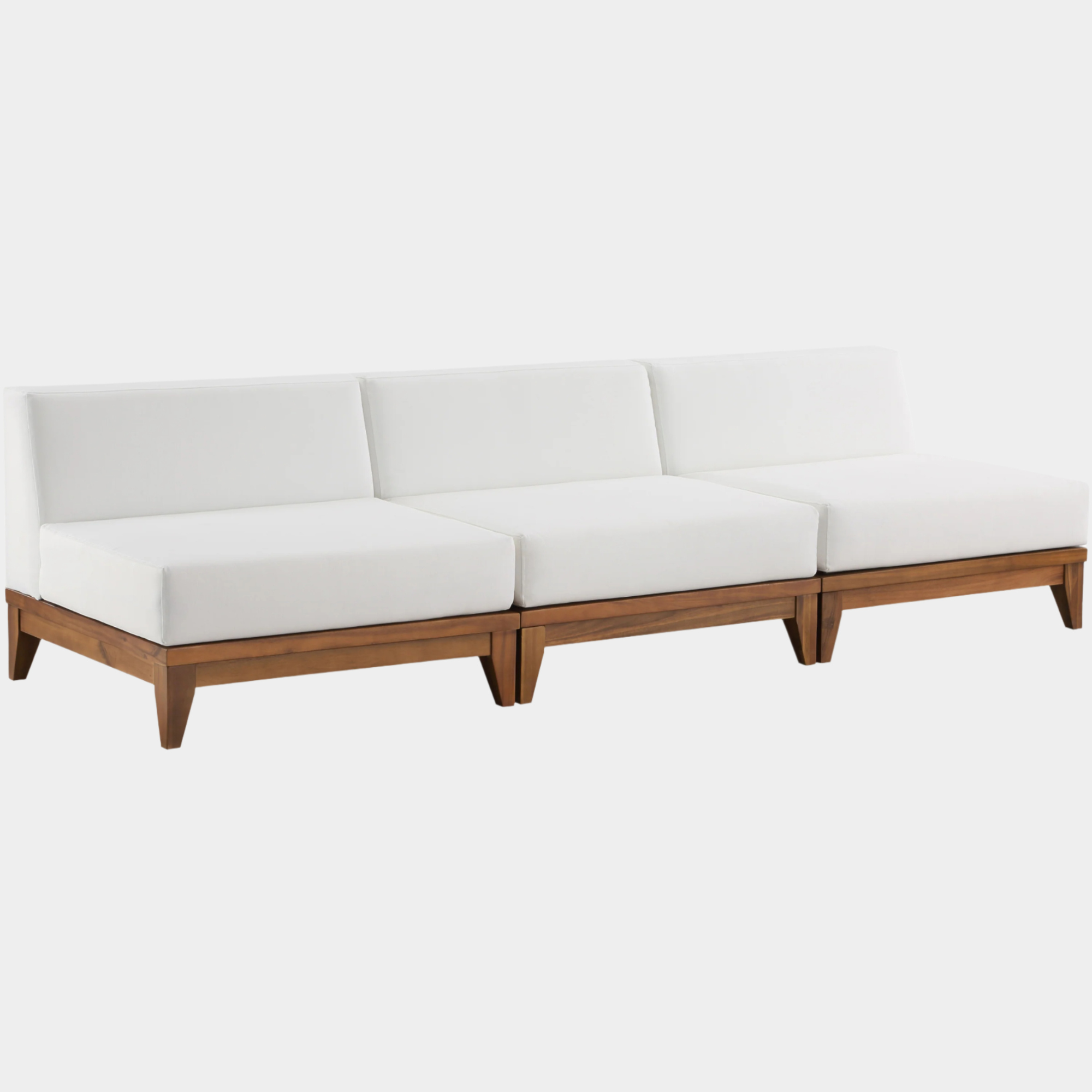 Chaise longue en tissu Orian Teddy