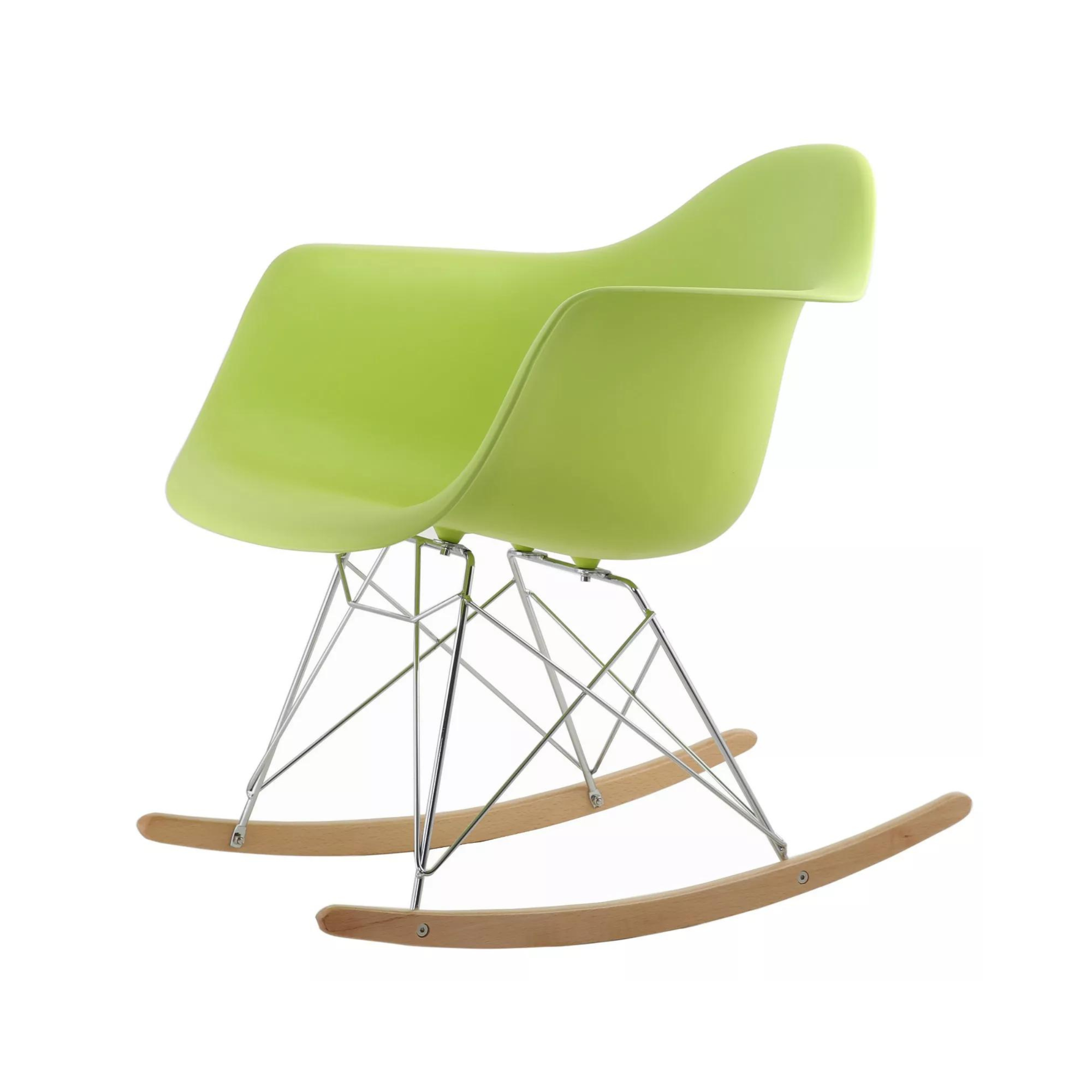 Fauteuil à bascule en plastique moulé Eames