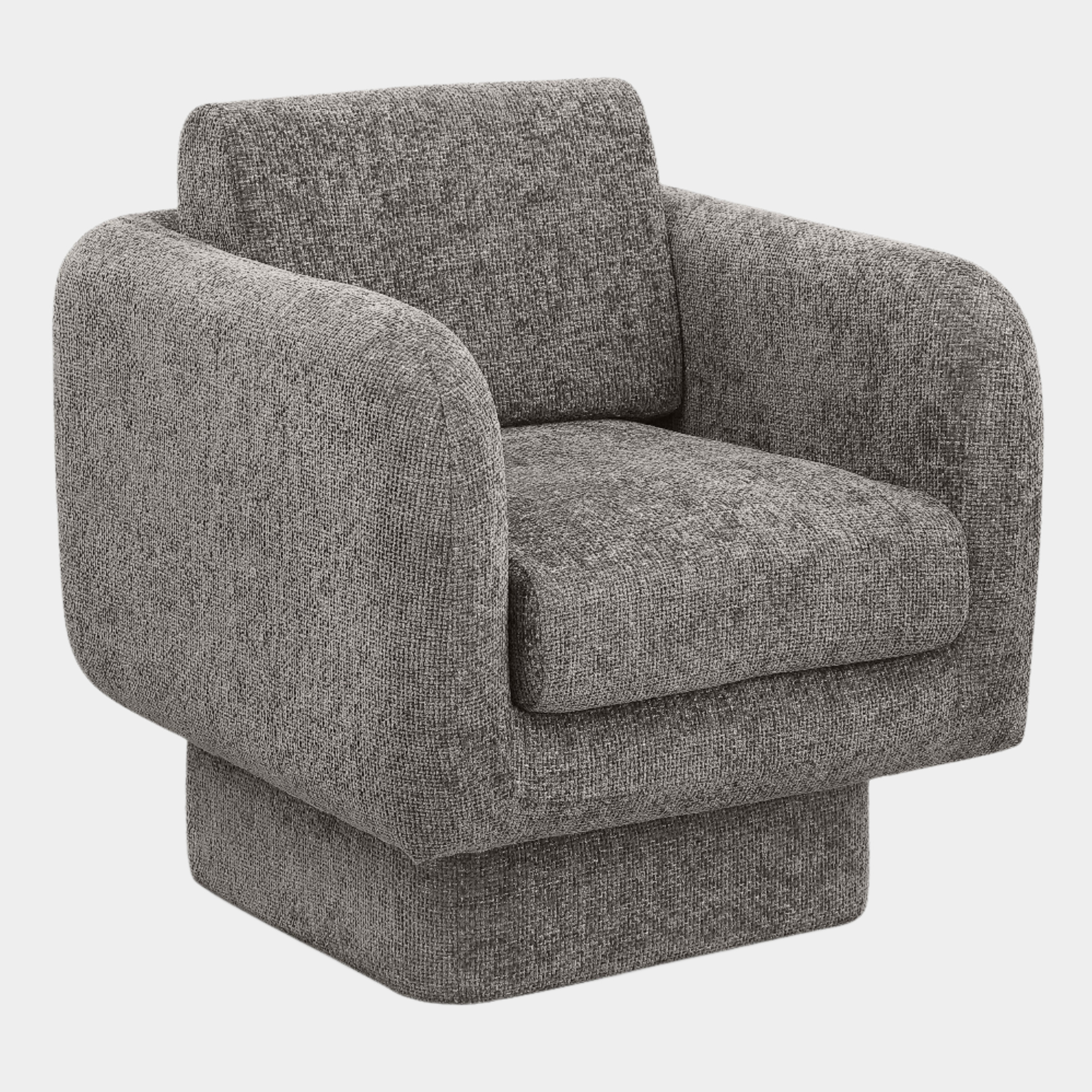 Fauteuil d'appoint rembourré en chenille Vivi