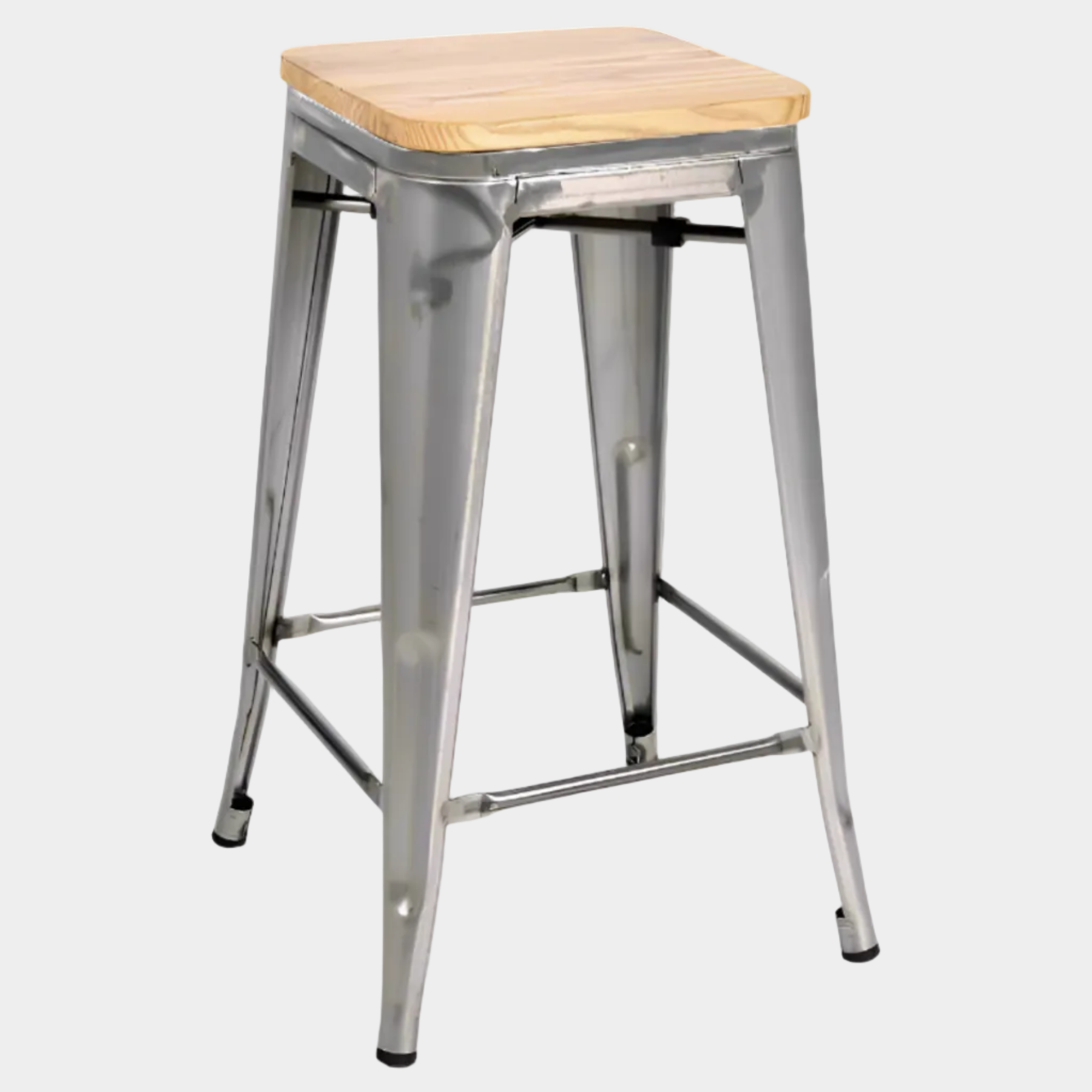 Tabouret de bar Tolix (bois)