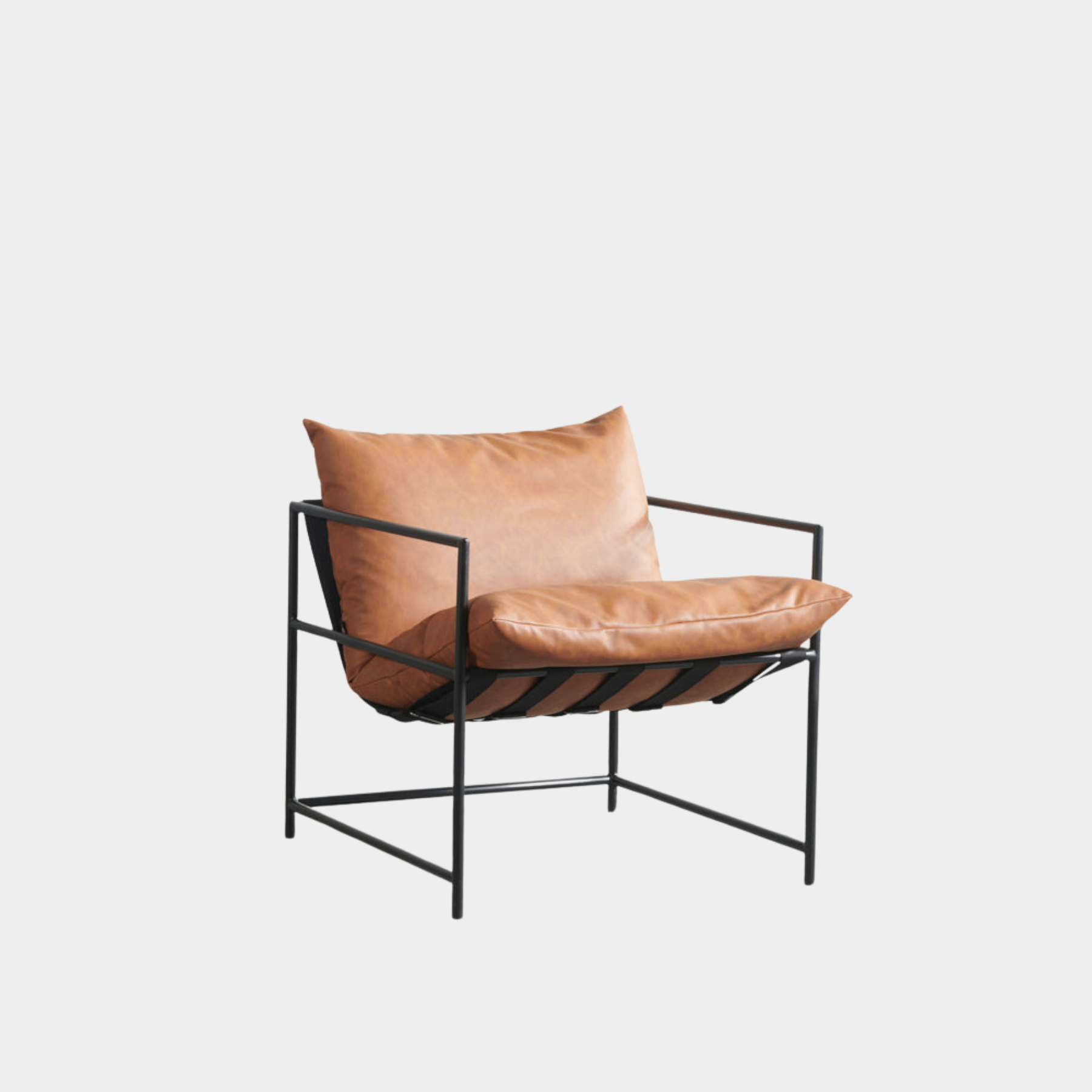 KYOTO - Brown Vegan Leather Chair
