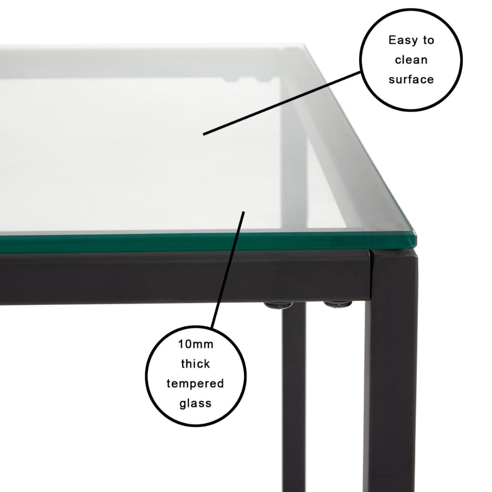 Krista Black End Table