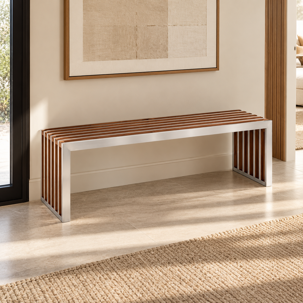 Nove Walnut Bench