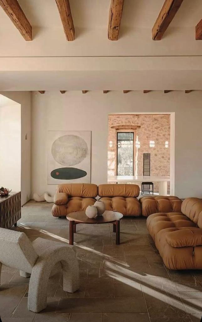 Mario Bellini Vegan Leather Sofa - Middle Module (Reproduction)