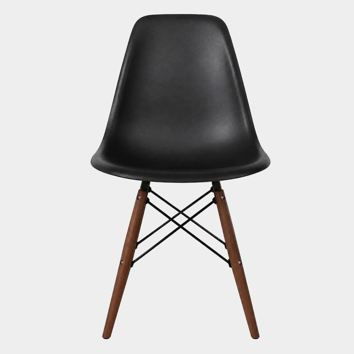 Eames Eiffel Molded Plastic Chair (Walnut Base)