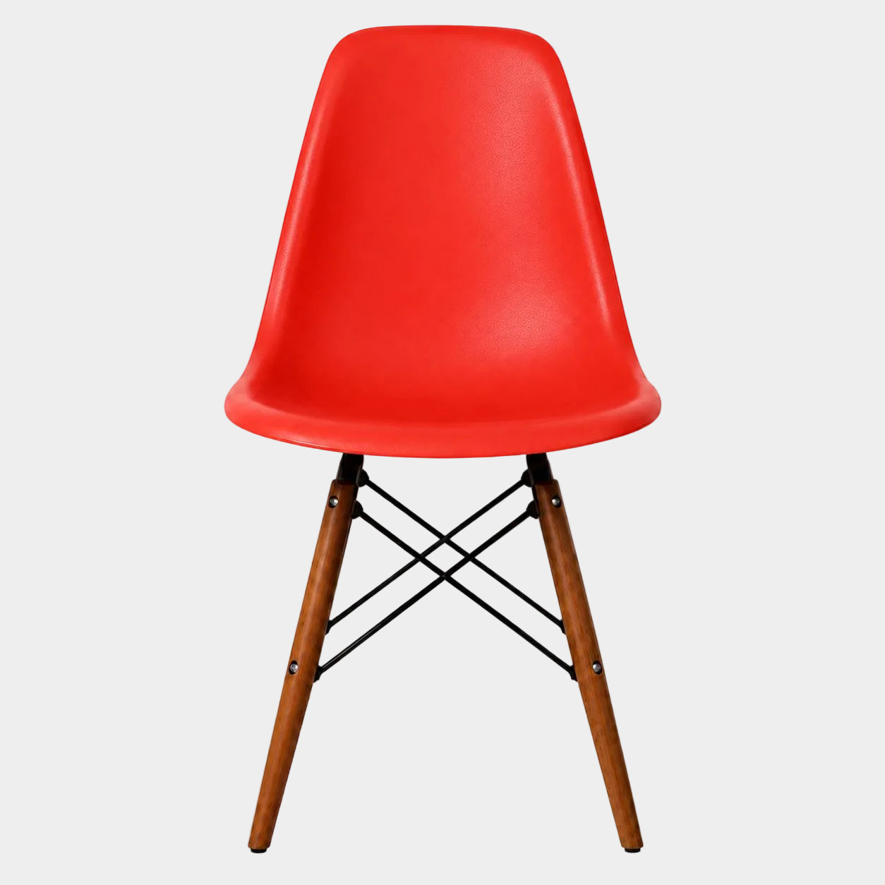 Eames Eiffel Molded Plastic Chair (Walnut Base)