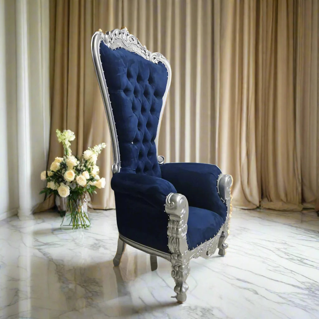 Queen Tiffany Throne Chair - Velvet