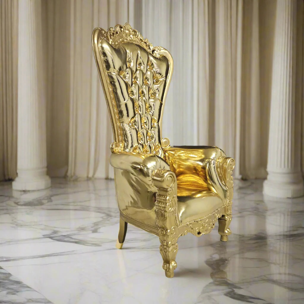 Queen Tiffany Throne Chair - Vinyl