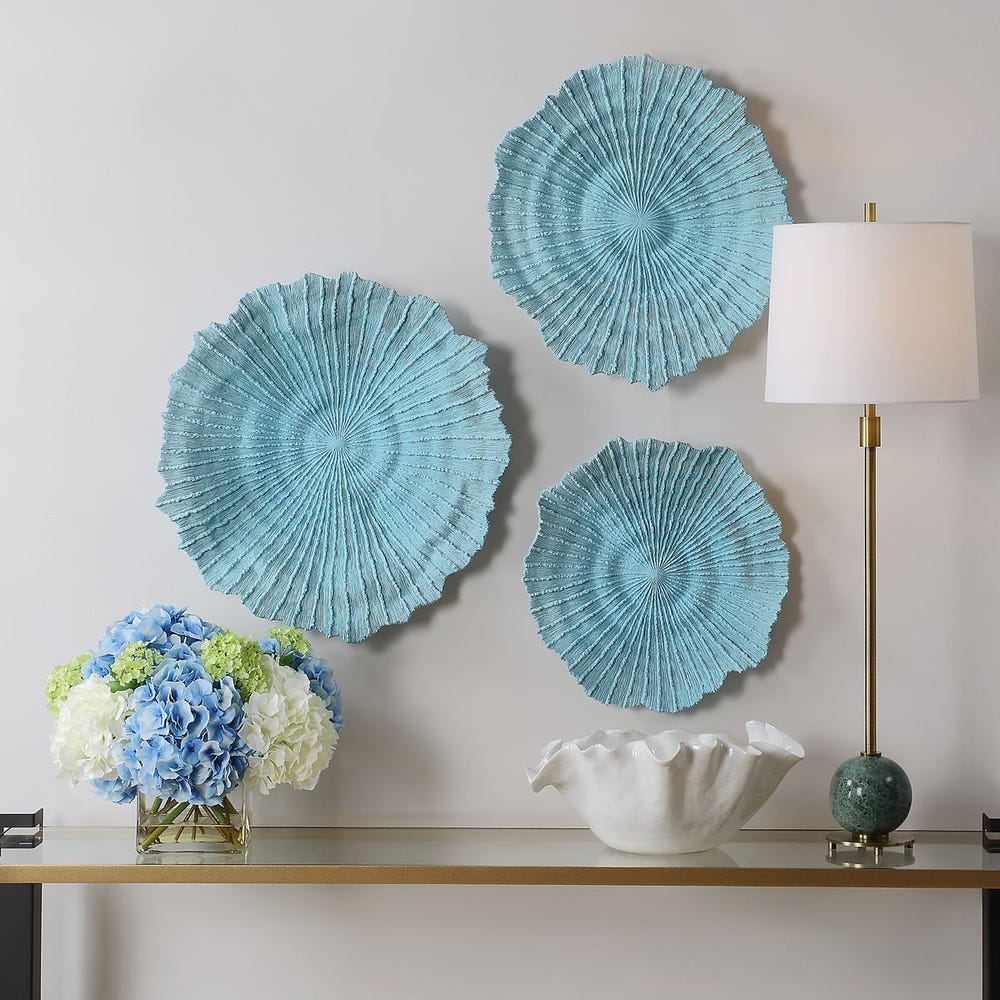Ocean Gems Wall Decor, S/3